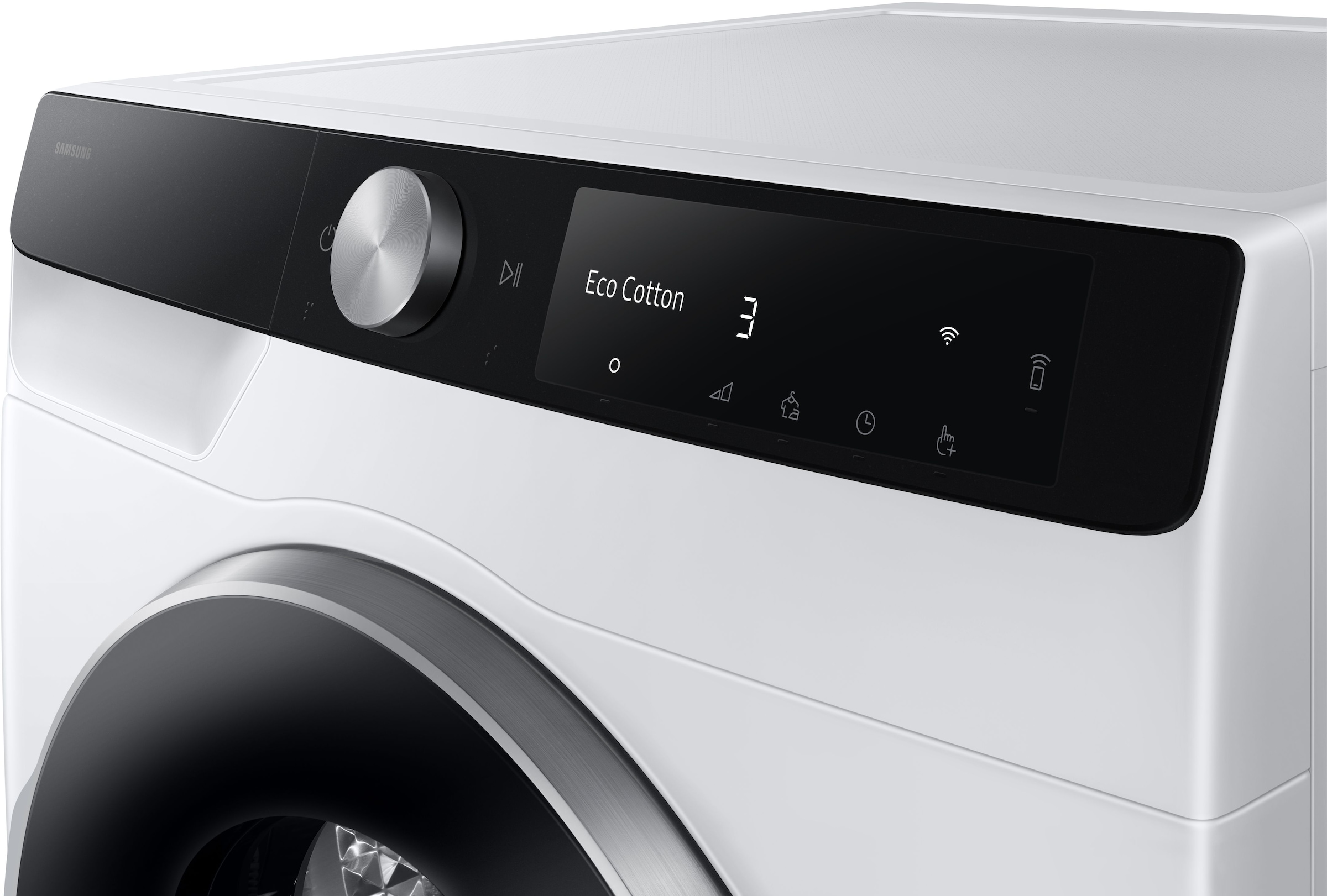 Samsung Wärmepumpentrockner »DV90DG6845LKU2«, DV6400D, 9 kg, Klartext-Display - Eiache und komfortable Bedienung