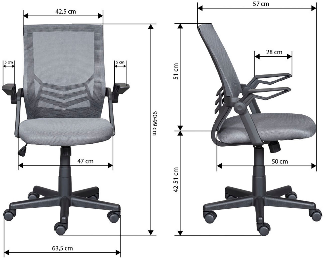 Inter Link Drehstuhl »Jilli«, Polyester