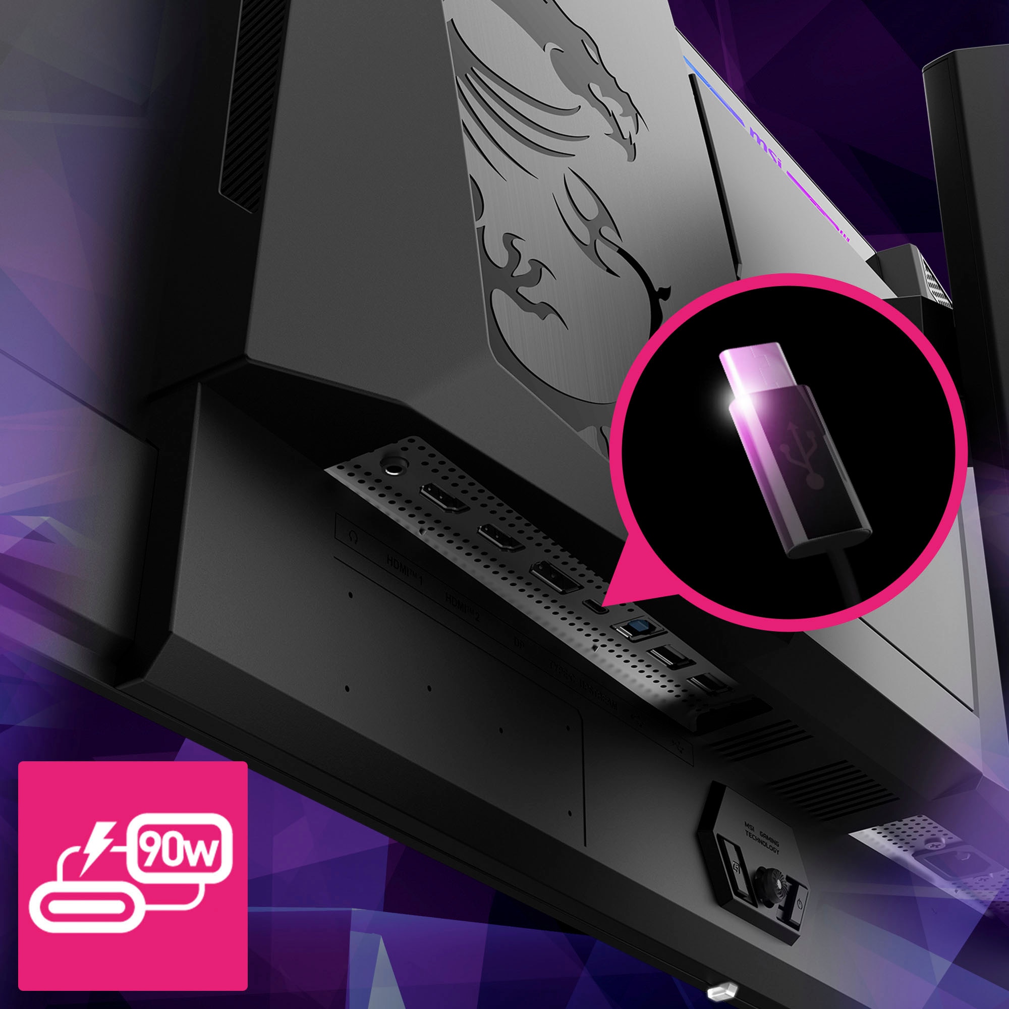 MSI Gaming-Monitor »MPG 271QRX QD-OLED«, 67 cm/27 Zoll, 2560 x 1440 px, WQHD, 0,03 ms Reaktionszeit, 360 Hz