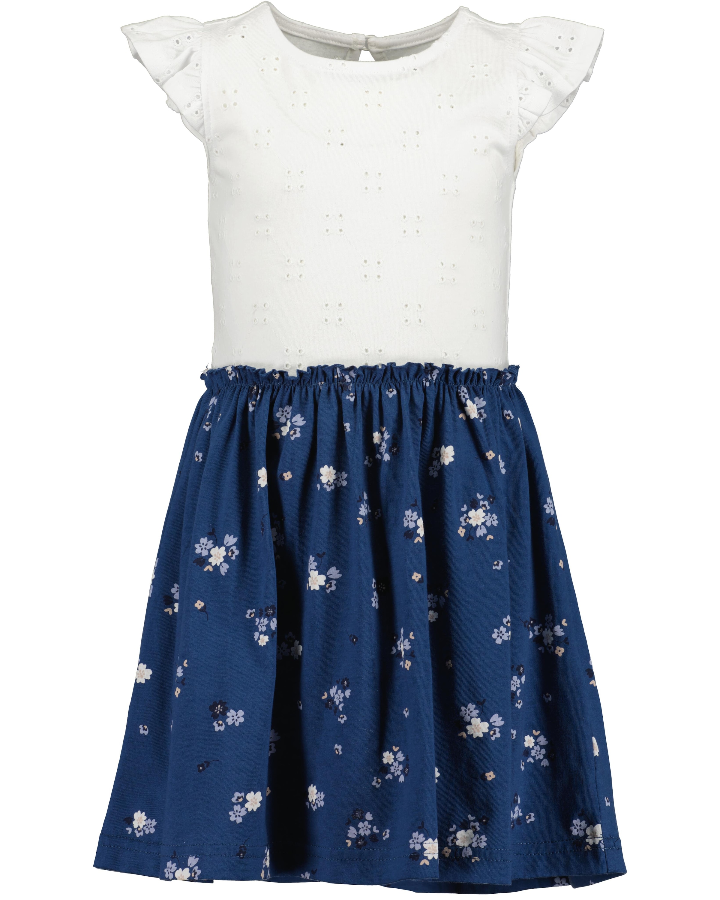 Blue Seven Shirtkleid 1 tlg. tlg. im Oberteil im tollen Lochstickerei-Look