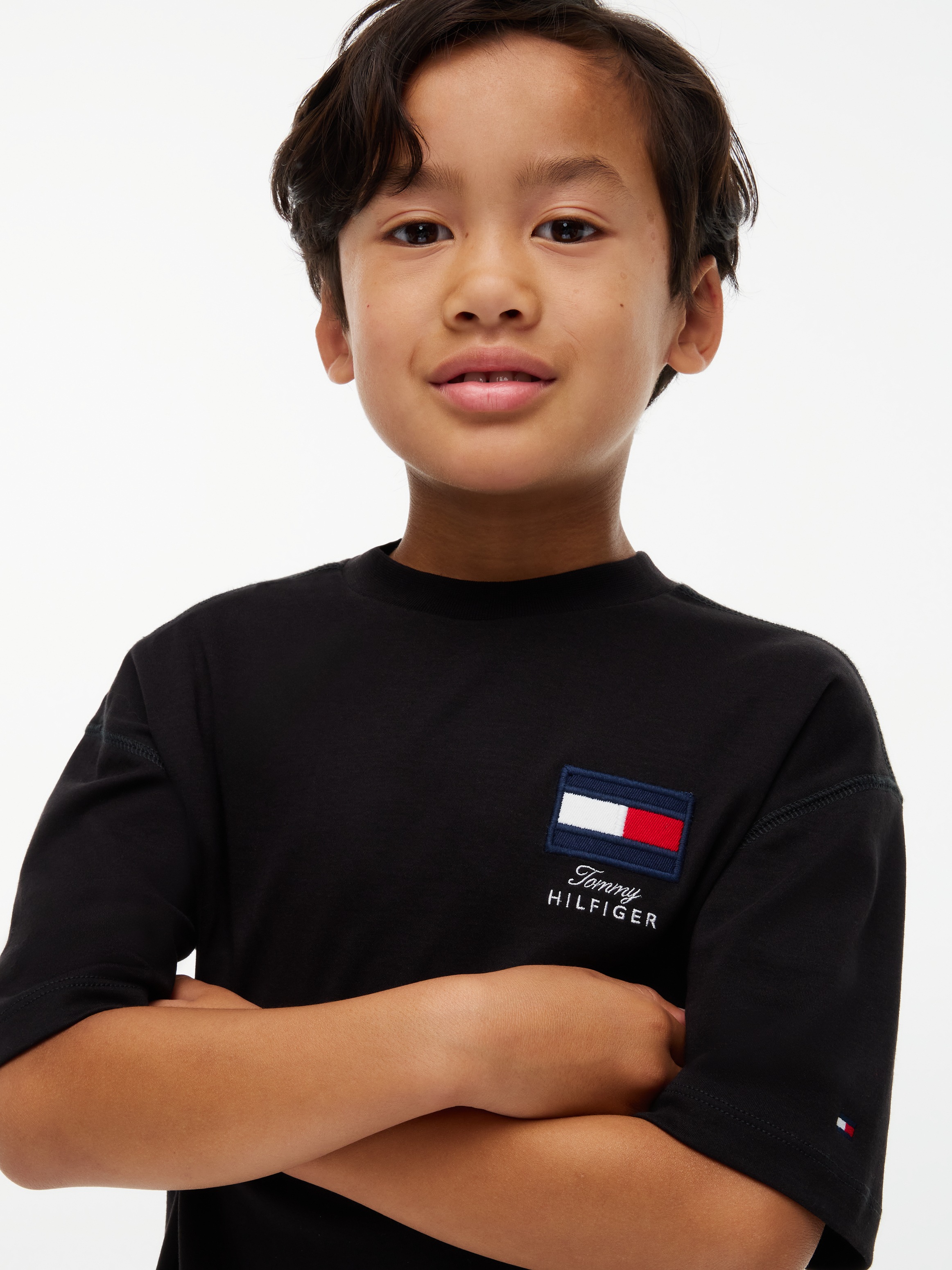 Tommy Hilfiger T-Shirt Regular Fit, Druck, Kinder bis 16 Jahre