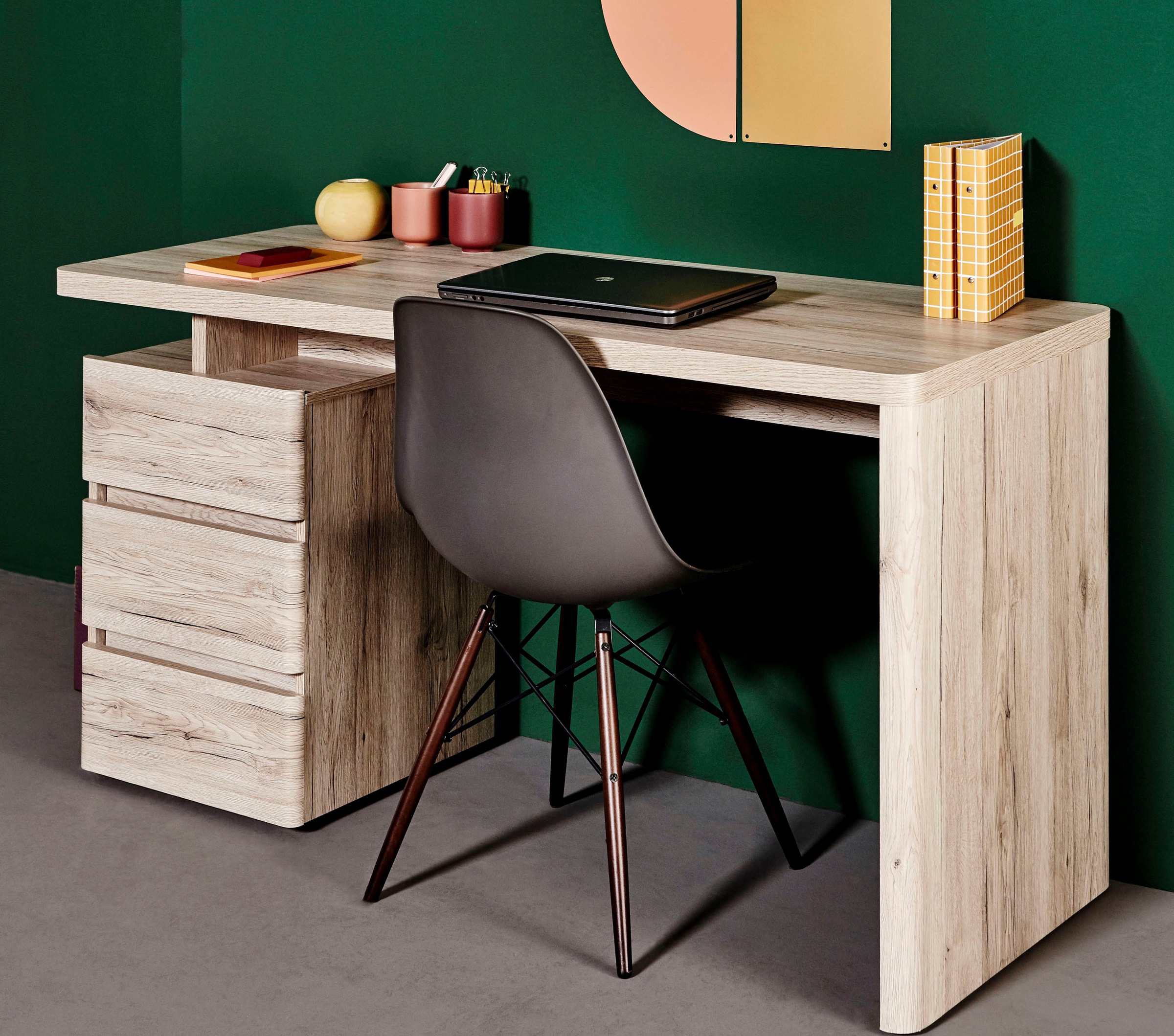 Jahnke Schreibtisch »CU-LIBRE C 240«, wechselseitig montierbar