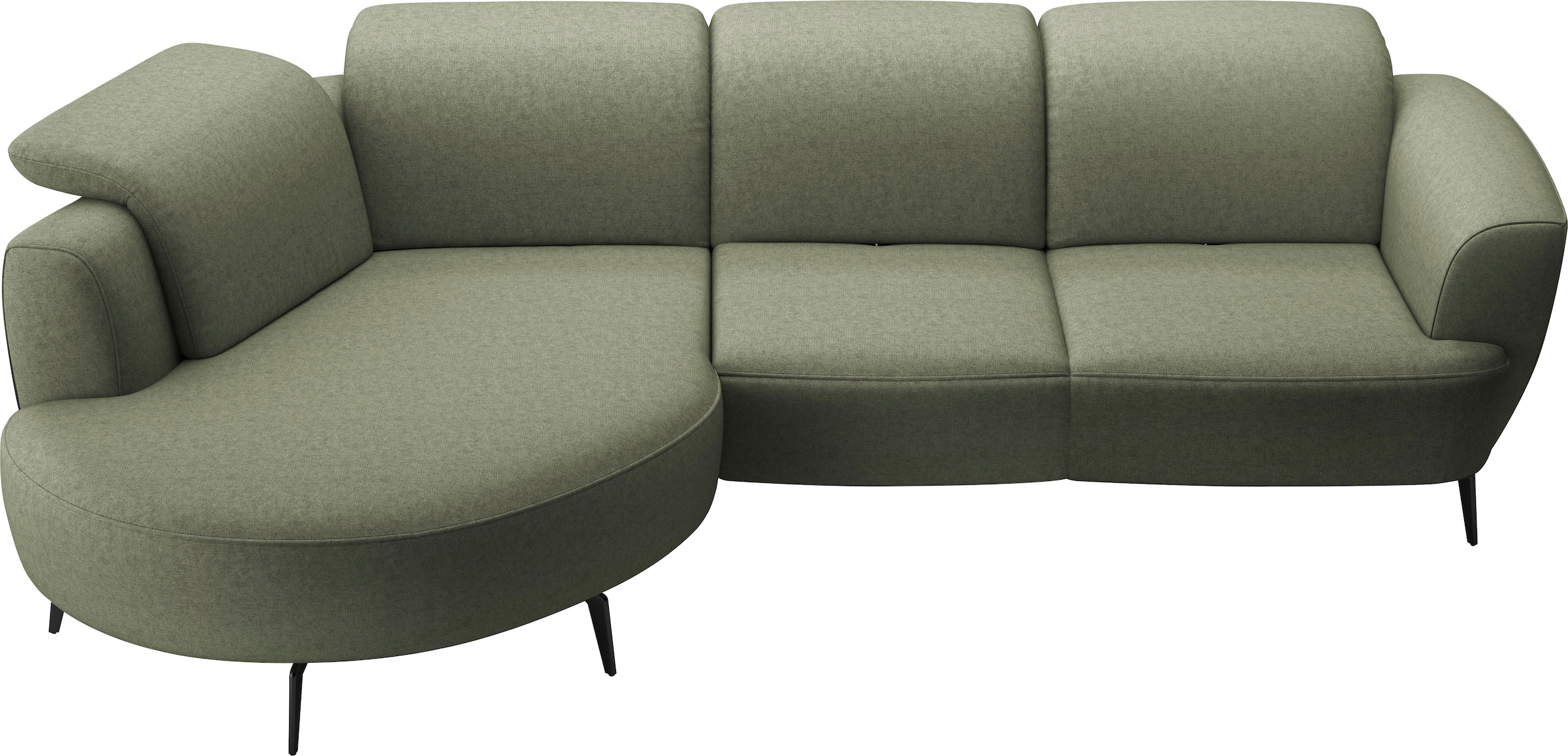 sit&more Ecksofa »Zoe«, ink.Sitztiefenverstellung, wahlweise mit Kopfteilverstellung
