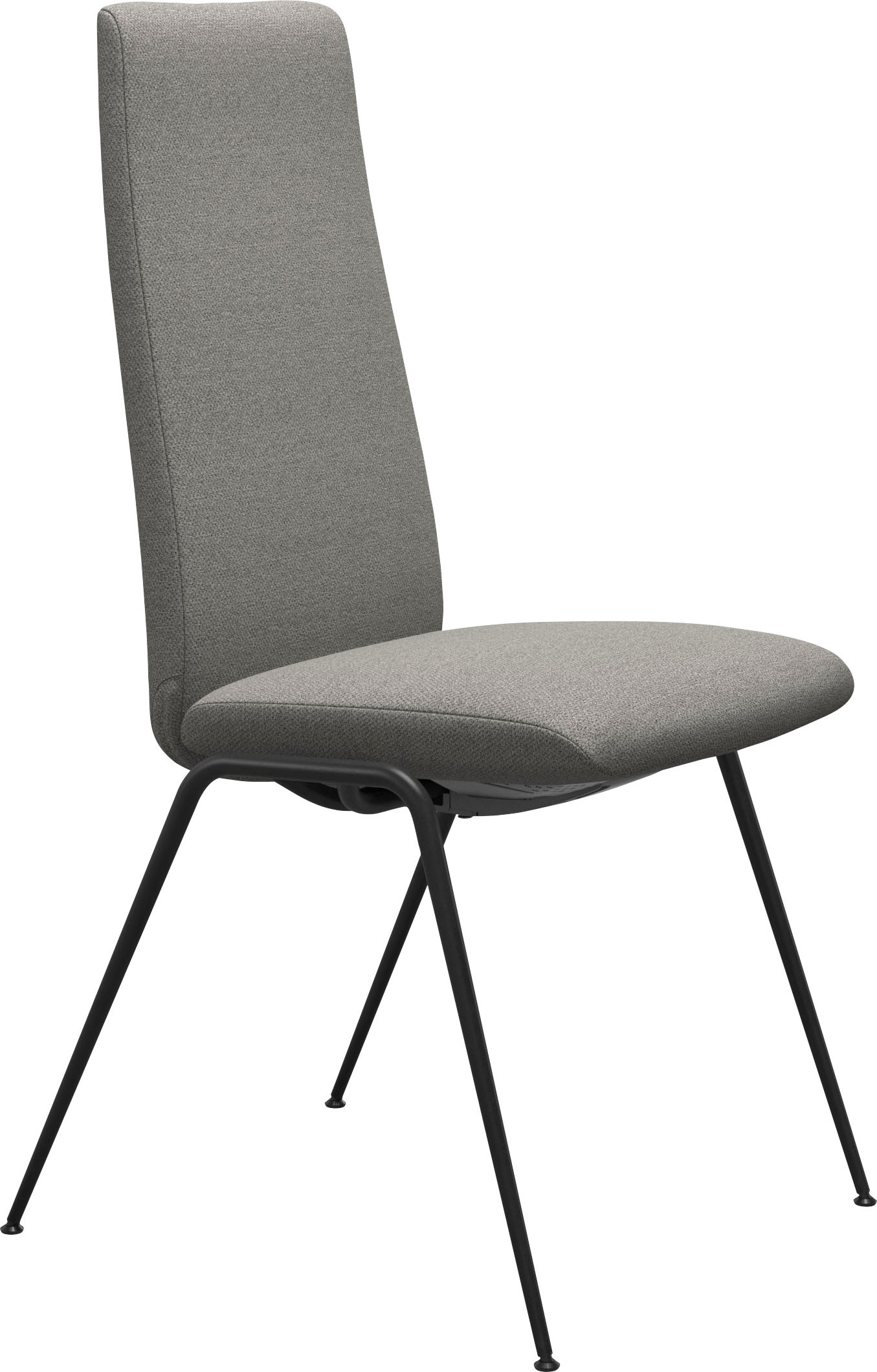 Stressless® Polsterstuhl »Laurel«, ROHLEDER Stoff Q2 FARON, High Back, Größe M, mit Beinen aus Stahl in Schwarz matt