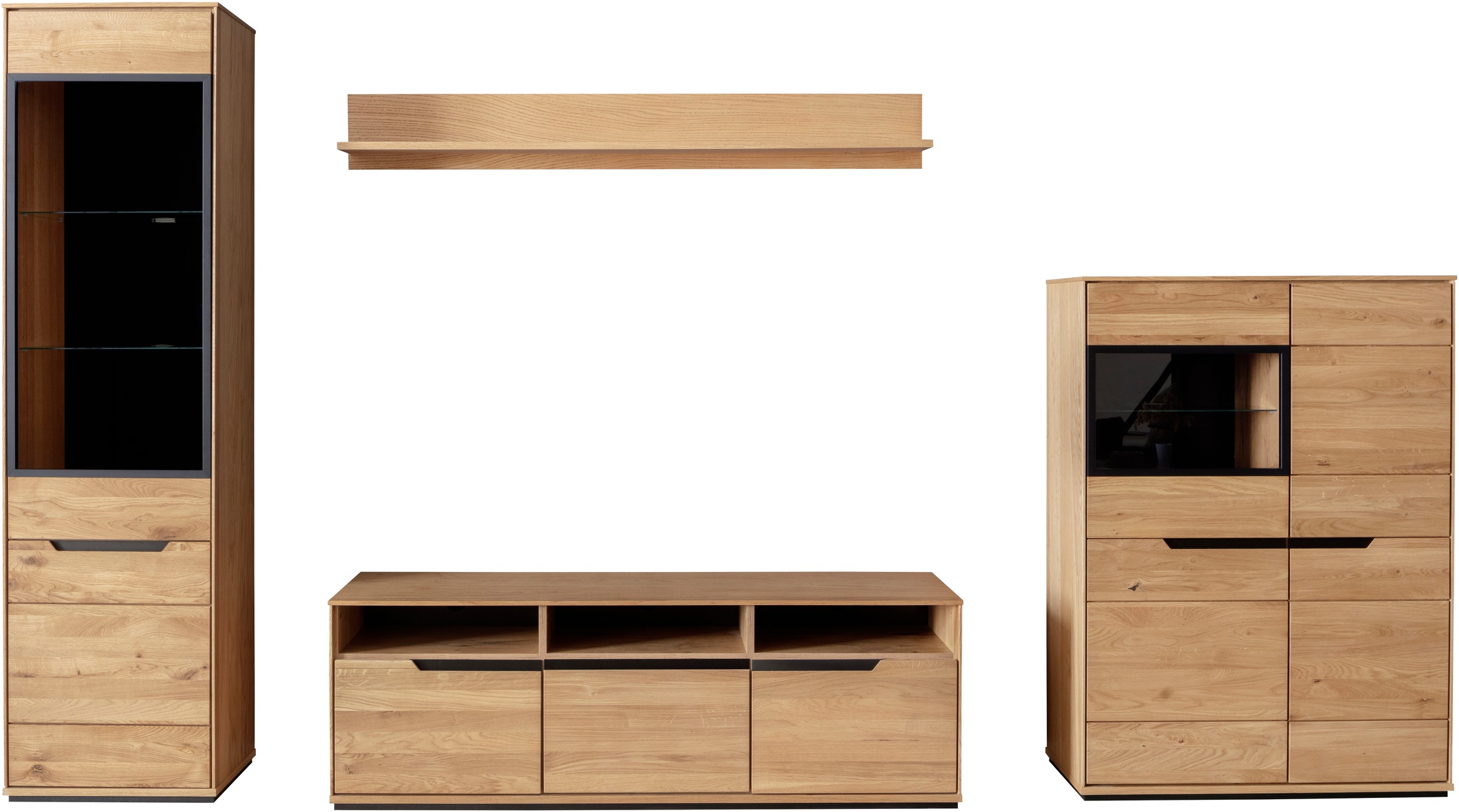 MCA living Wohnwand »Araya Wohnkombination I« Komplett-Set, optional: Glask günstig online kaufen