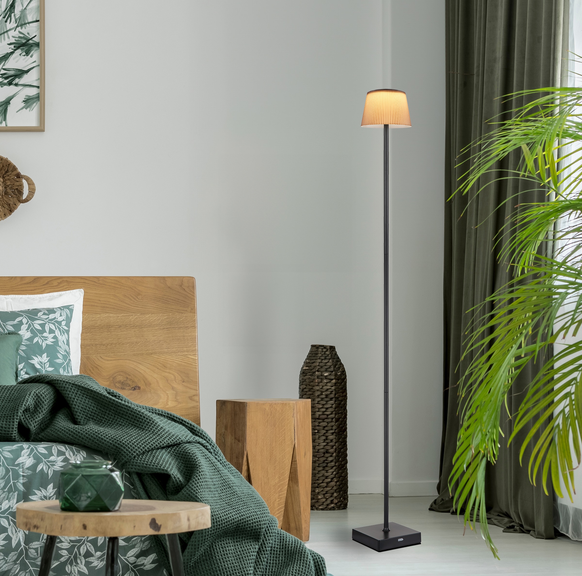 GLOBO LIGHTING Stehlampe »GREGOIR« LED-Modul 1 Stk. warmweiß - kaltweiß günstig online kaufen