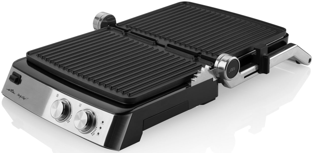 eta Kontaktgrill »Party Chef, ETA515590000«, 2000 W, mit 180° Öffnung
