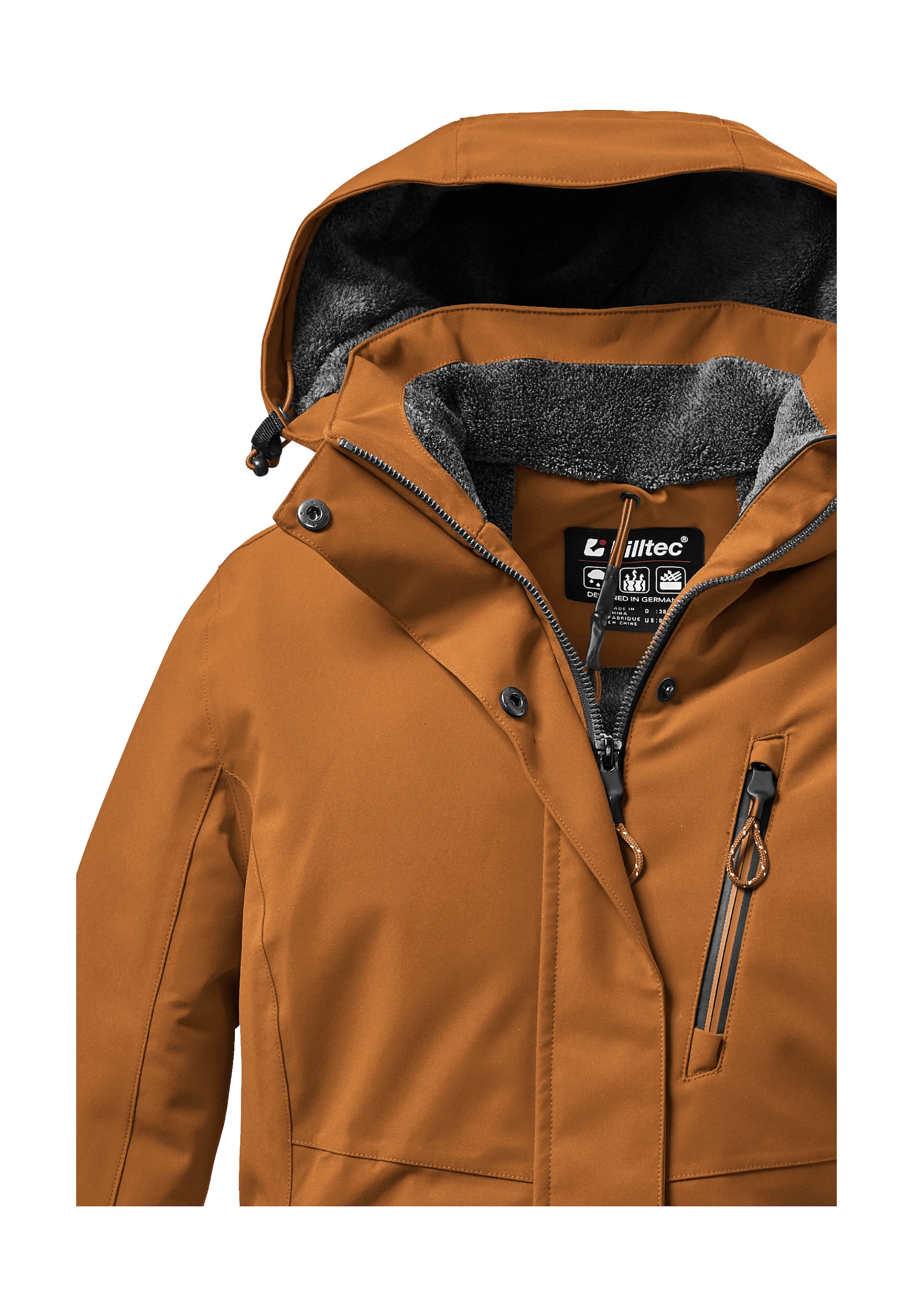 Killtec Outdoorjacke »KOW 140 WMN JCKT«, Wasserdichte Damenjacke, atmungsaktiv, abnehmbare Kapuze
