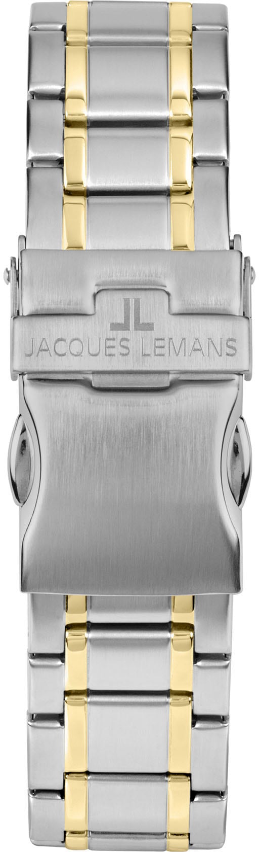 Jacques Lemans Quarzuhr »Vienna, 1-2002U«, Armbanduhr, Herrenuhr, Datum, bicolor