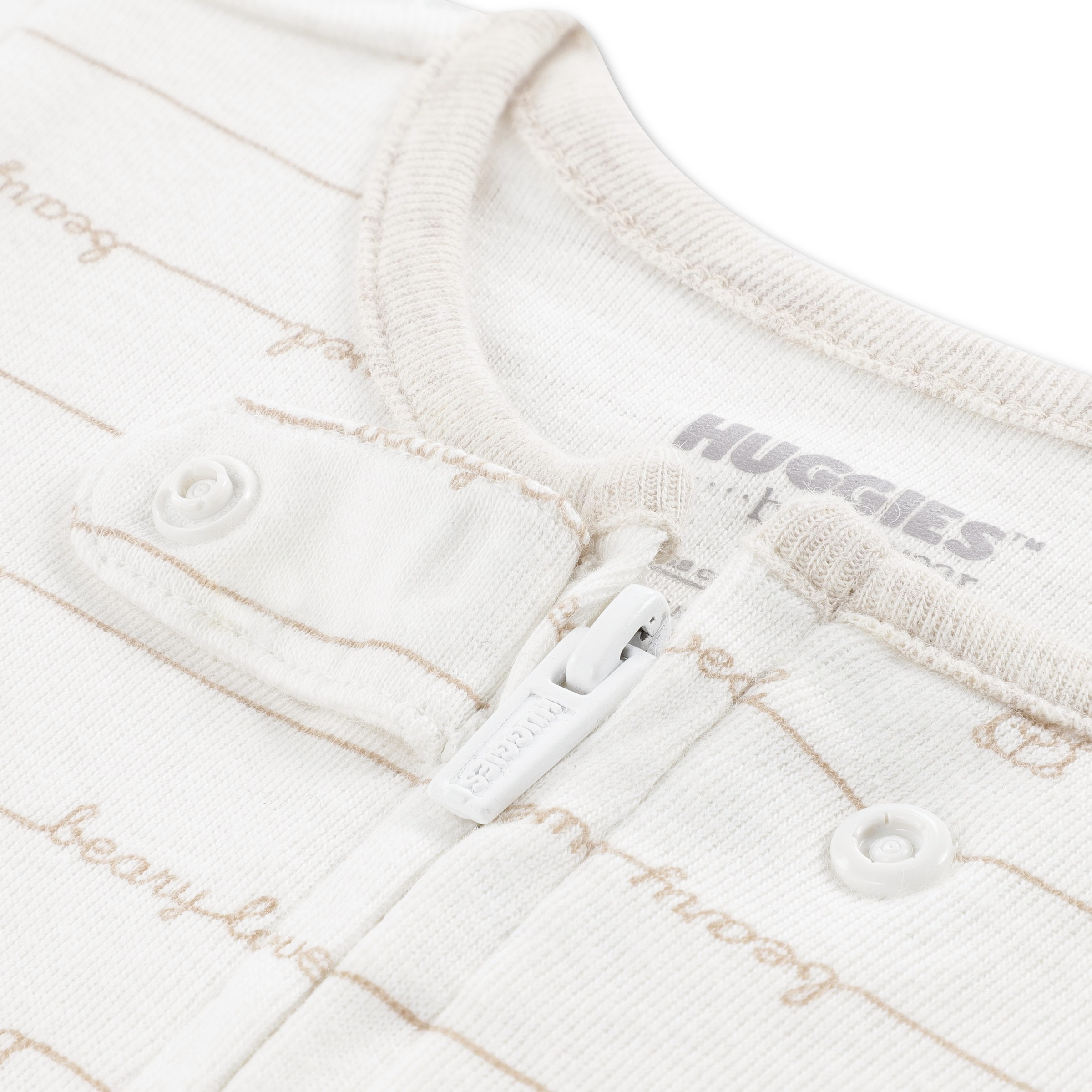 HUGGIES babywear Overall »HUGN FOOTED COVERALL« Langarm mit Füßen-durchgehener Reißverschluss-Allover-Print-unisex