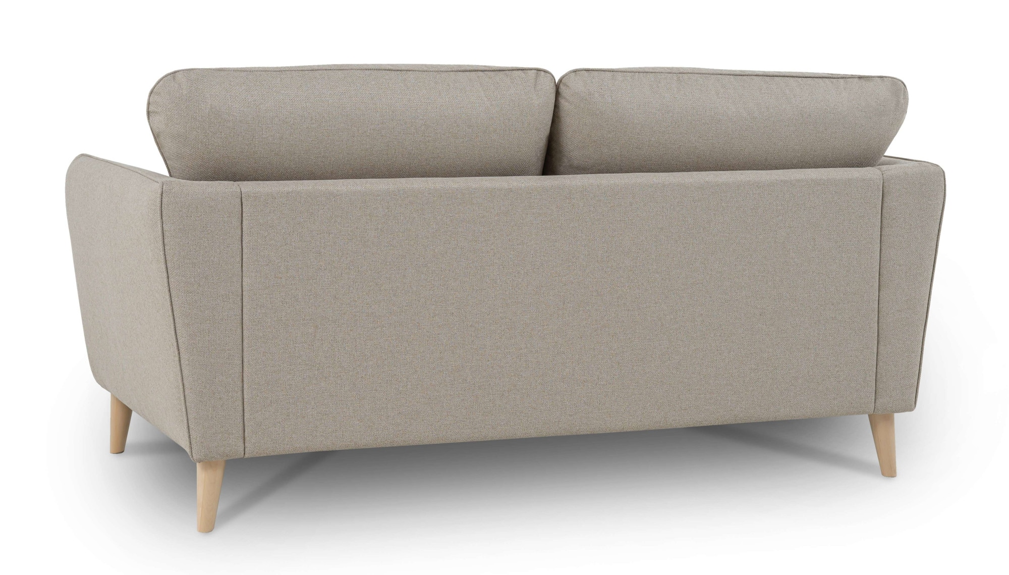 Home affaire 2-Sitzer »MARSEILLE Kompaktsofa 170 cm, Cord, Flachgewebe, Struktur, Webstoff«, Massivholzbeine Eiche, Landhausstil, Wellenunterfederung