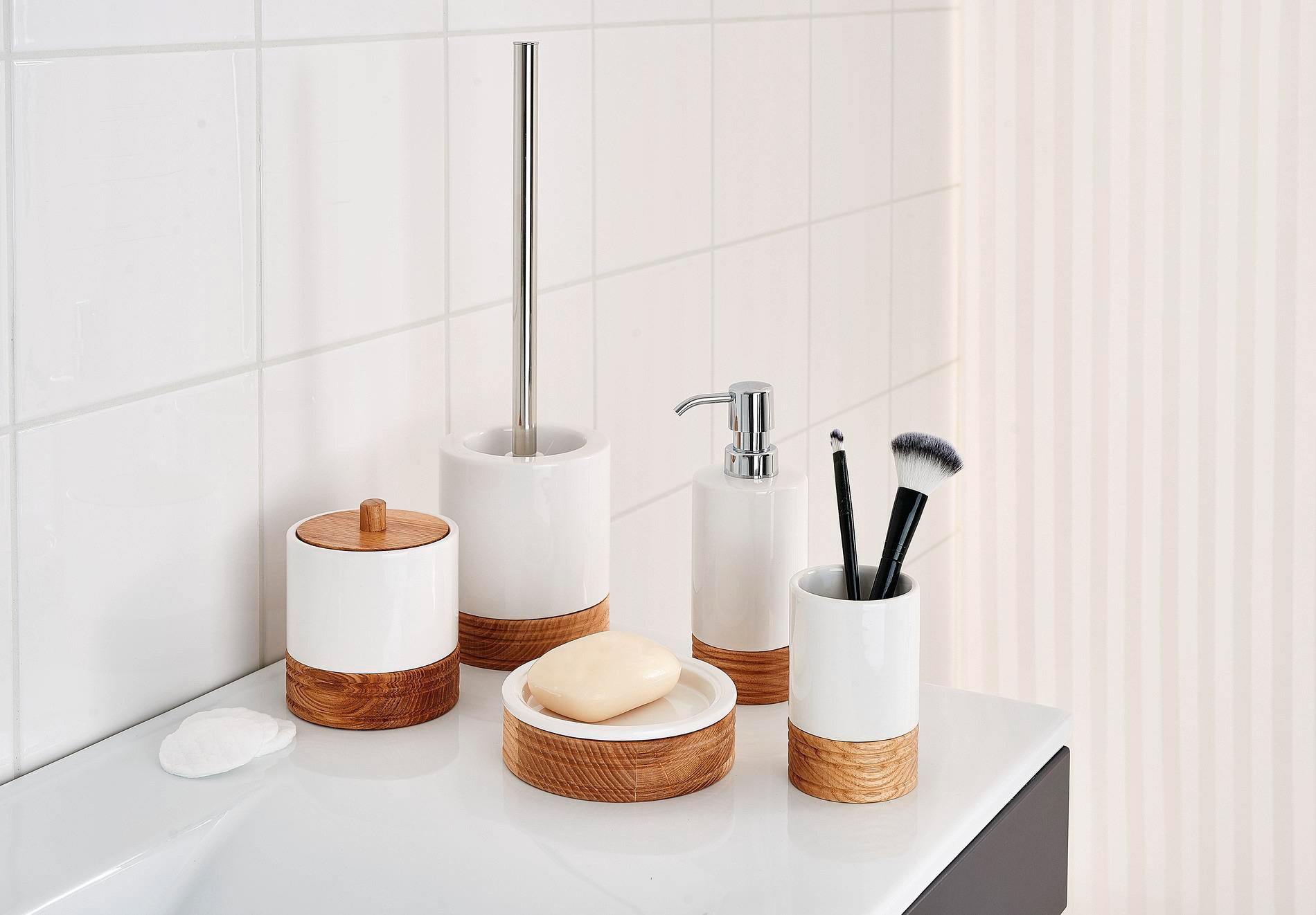 Ridder WC-Garnitur »Chic«, aus Keramik-Edelstahl, rostfrei