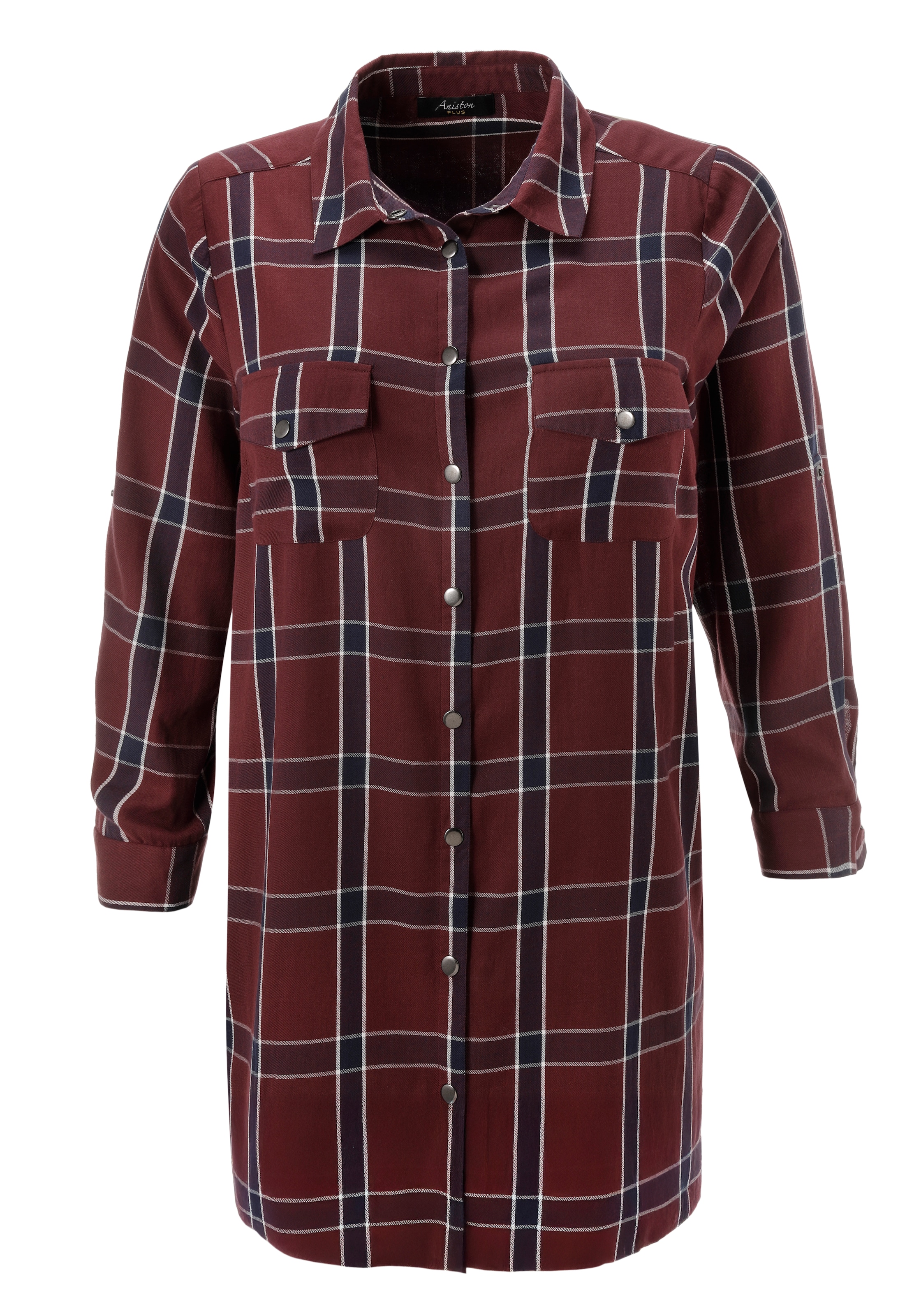 Aniston PLUS Karobluse, in trendigen Karodessin - NEUE KOLLEKTION