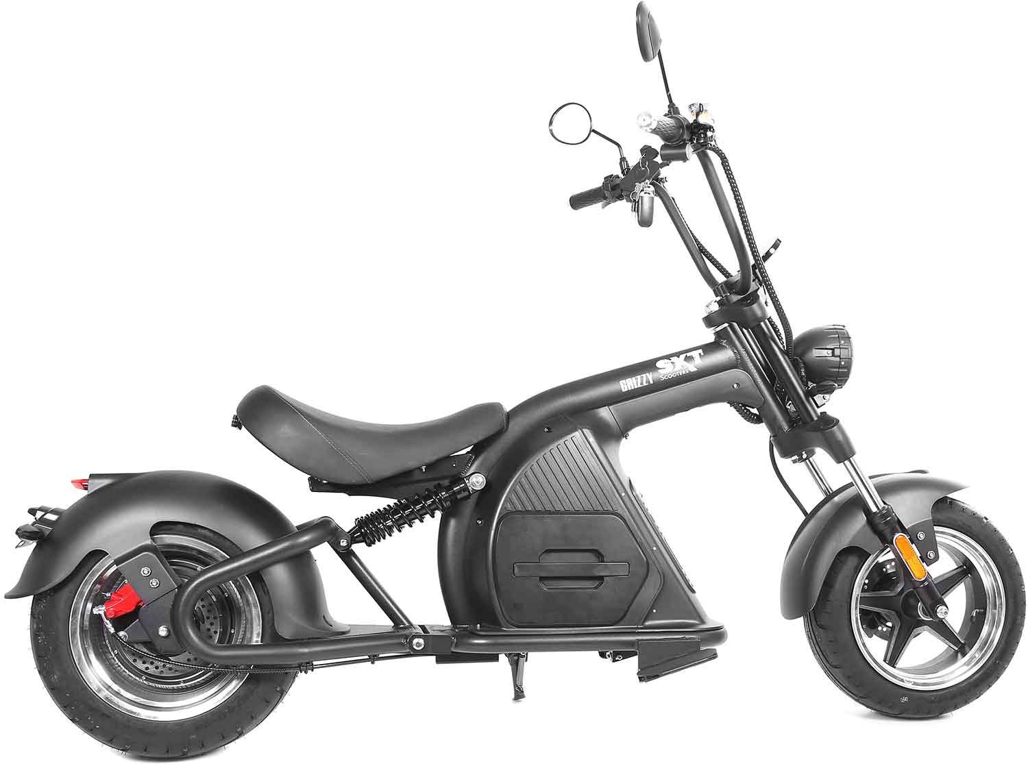 SXT Scooters E-Motorroller »SXT Grizzy«, bis zu 70 km Reichweite, mit Straßenzulassung und integr. Alarmanlage