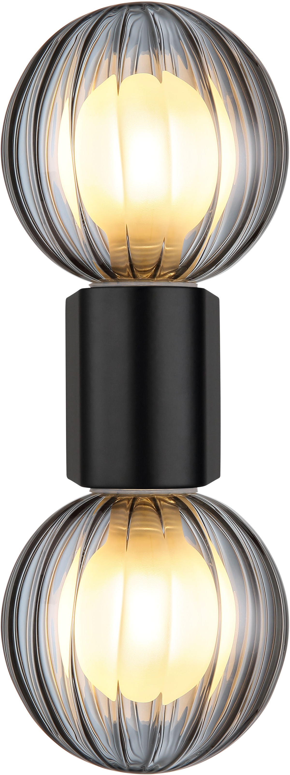 GLOBO LIGHTING Wandleuchte »ANDER« G9 1 Stk. Wandlampe/Spot/Glas rauchfarbe günstig online kaufen
