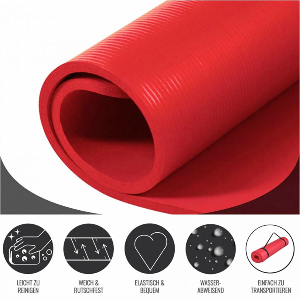 GORILLA SPORTS Yogamatte »Sportmatte 190 x 100 x 1,5 cm«