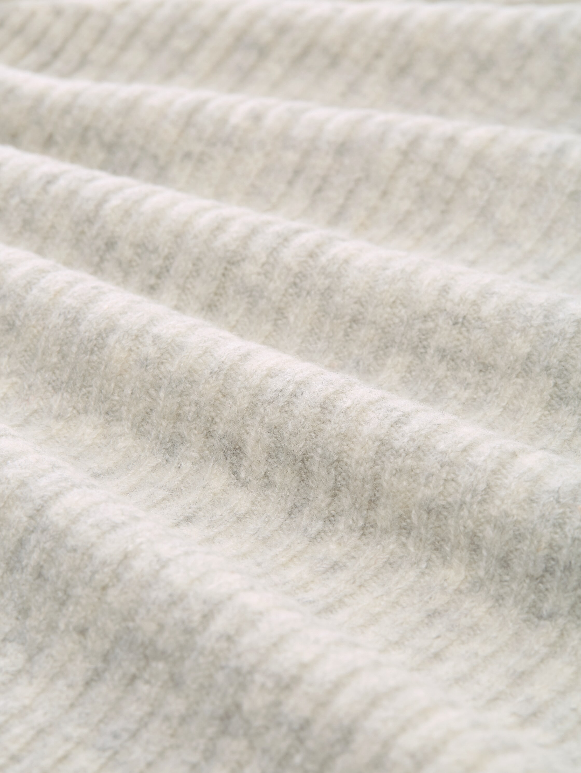 TOM TAILOR Denim V-Ausschnitt-Pullover mit Stehkragen