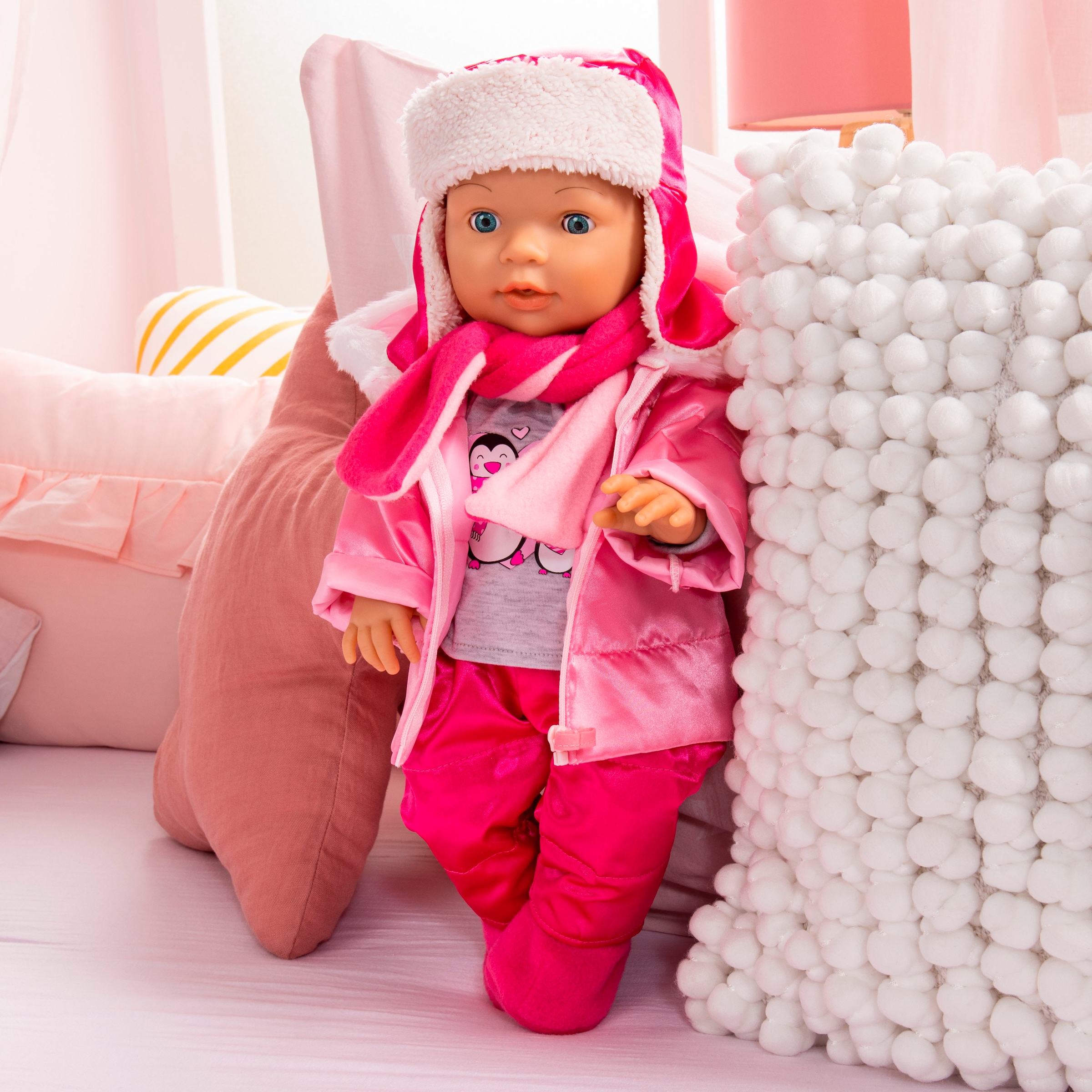 Bayer Puppenkleidung »Winterjacke 42-46 cm«, (Set, 6 tlg.)