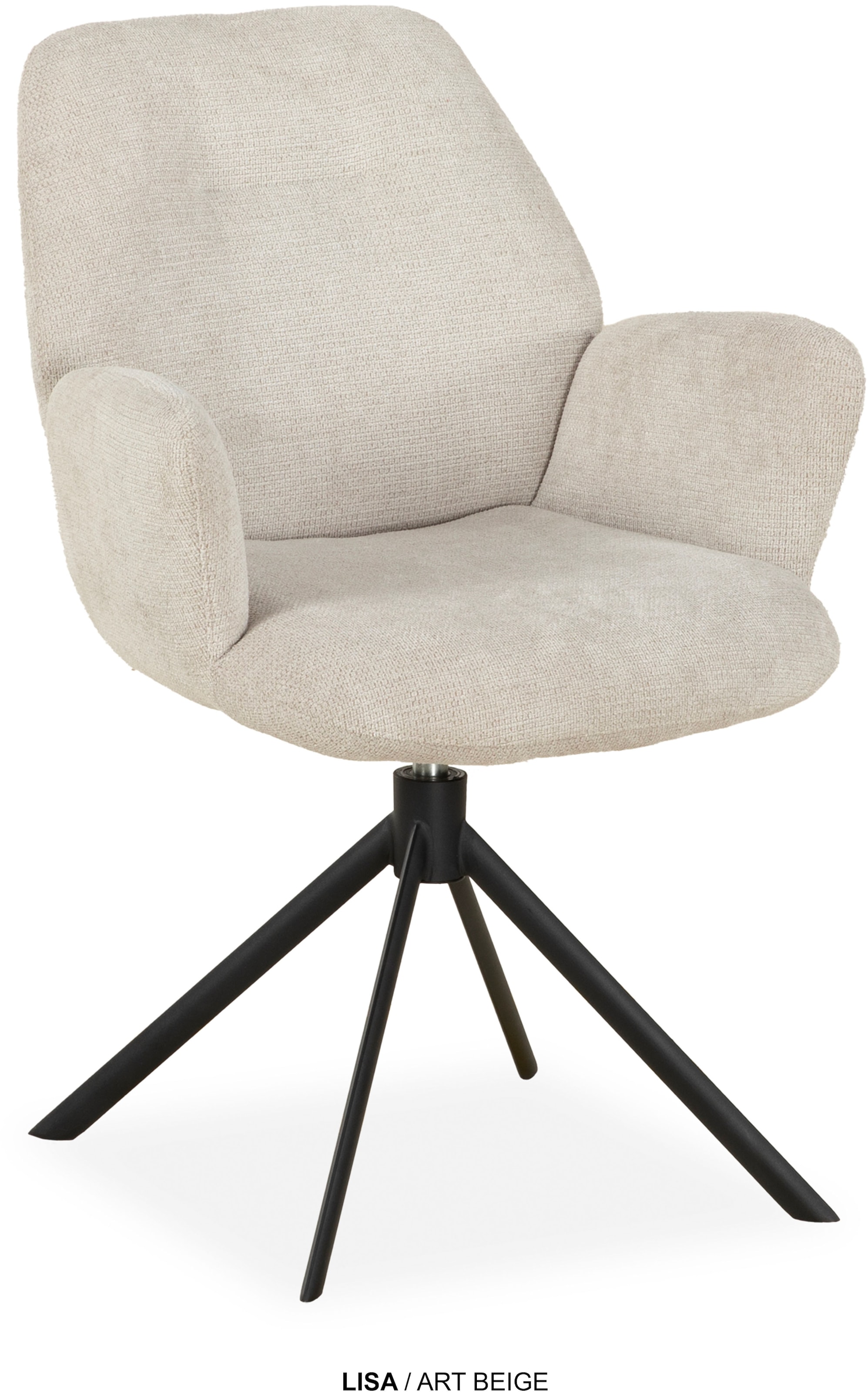 OMG Design Esszimmerstuhl »Lisa« (Set) 1 Stk.Drehstuhl mit auto-return, Arm günstig online kaufen