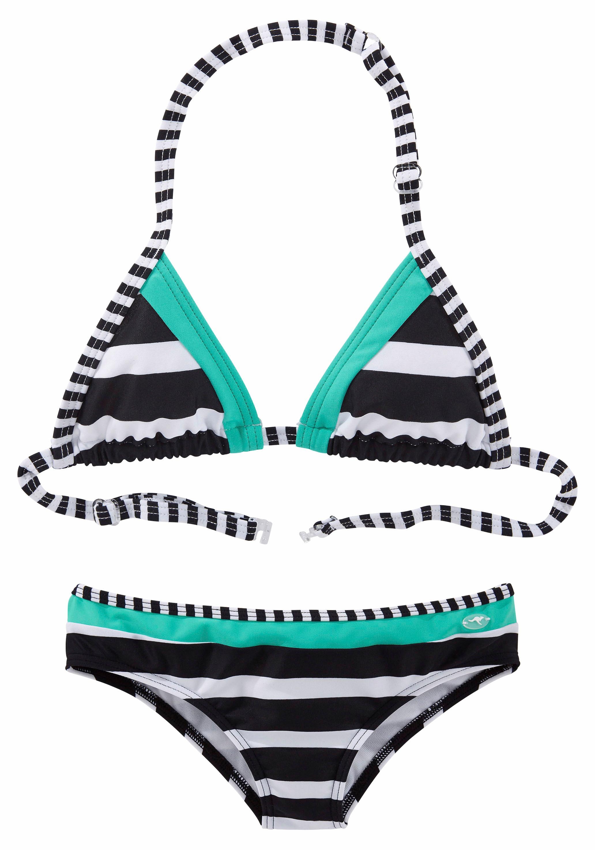 KangaROOS Triangel-Bikini, mit Blockstreifen günstig kaufen