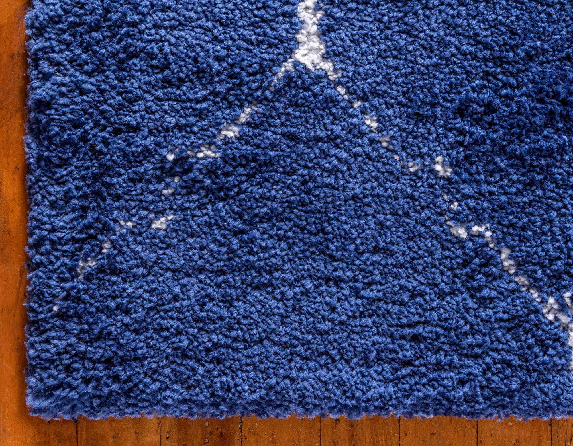 Myflair Möbel & Accessoires Hochflor-Teppich »Temara Shag, LAGERRÄUMUNG!«, rechteckig, 51 mm Höhe, gewebt, Rauten Design, weich & kuschelig