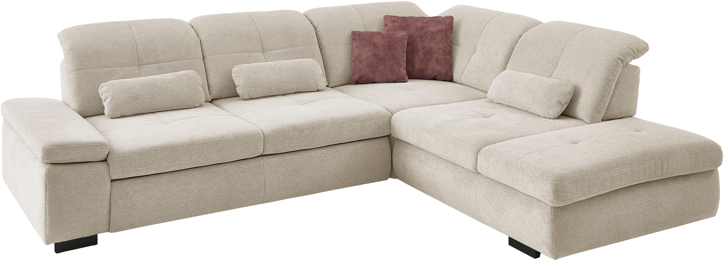 Die PlanBar Ecksofa »MP-IN16012 L-Form Kaltschaum-Polsterung«, inkl. Sitzti günstig online kaufen