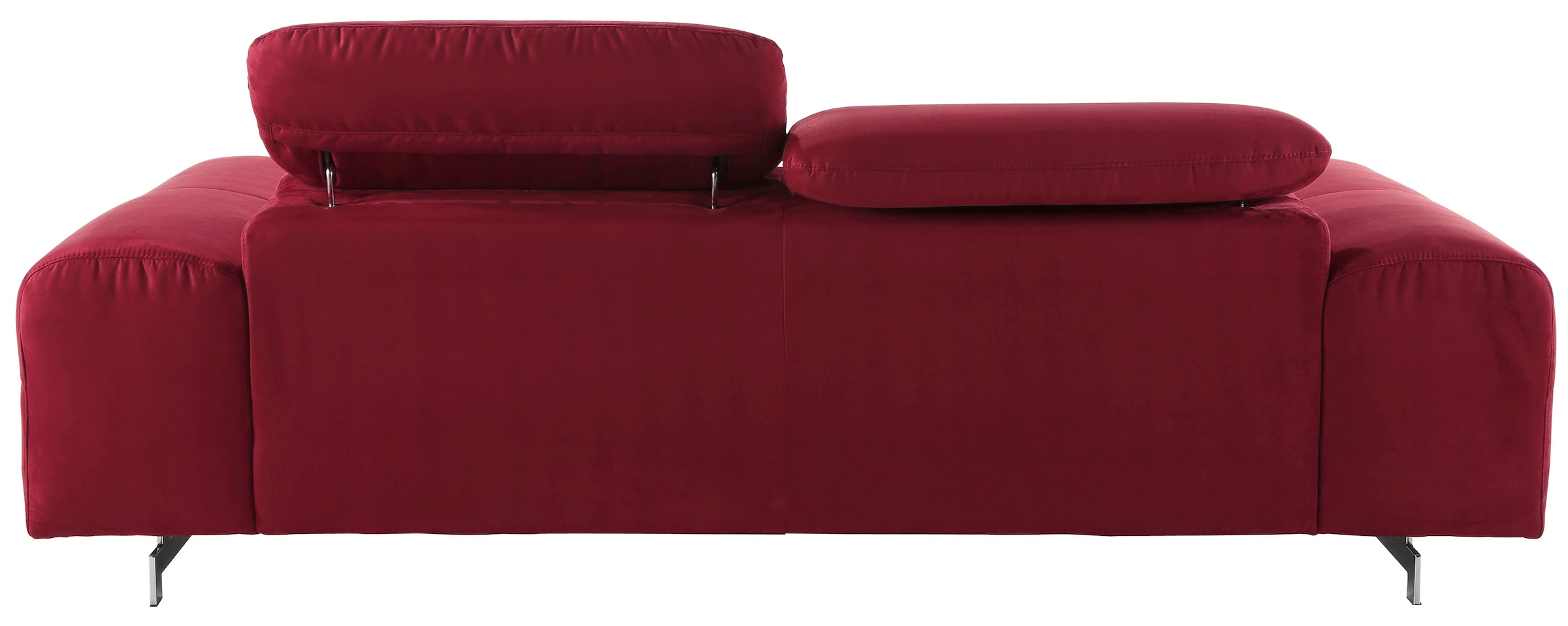 COTTA 3-Sitzer »Chef« Big-Sofa mit Kopfteilverstellung, edle Metallkufen