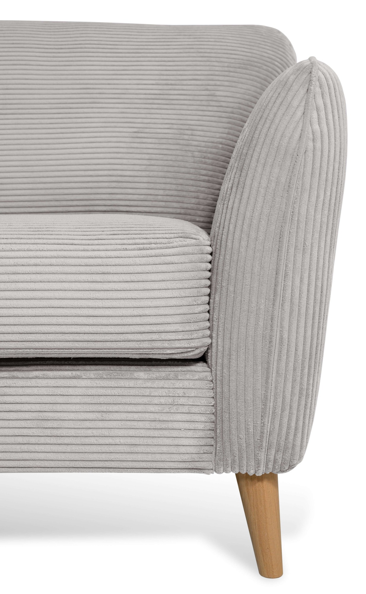 Home affaire Ecksofa »MARSEILLE 278/202 cm, L-Form, Ottom. rechts/links«, Massivholzbeine aus Eiche, in verschieden Bezügen und Farbvarianten