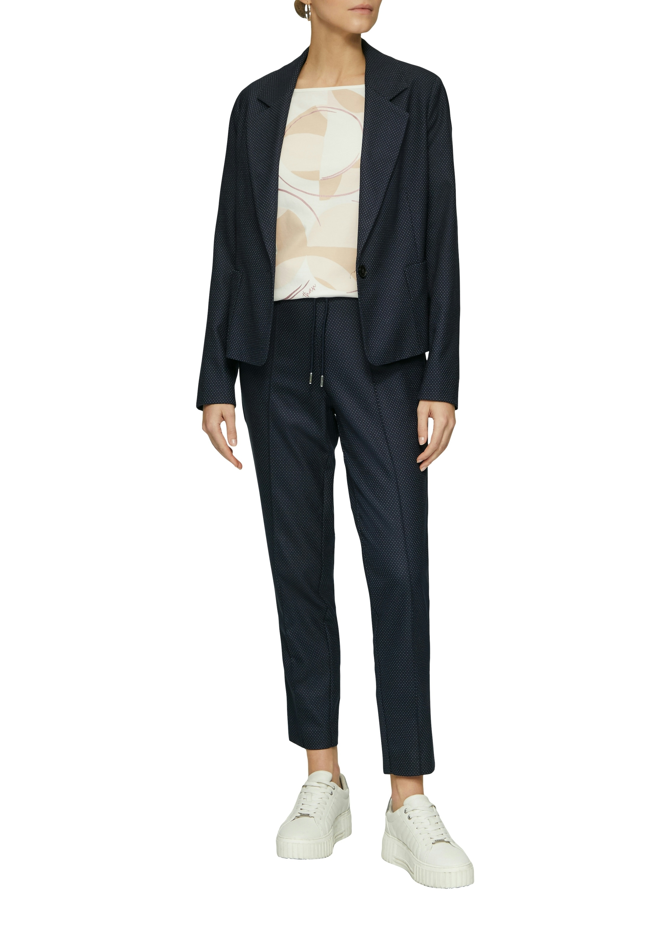 s.Oliver BLACK LABEL Jogger Pants  gepunktet, mit Stretch