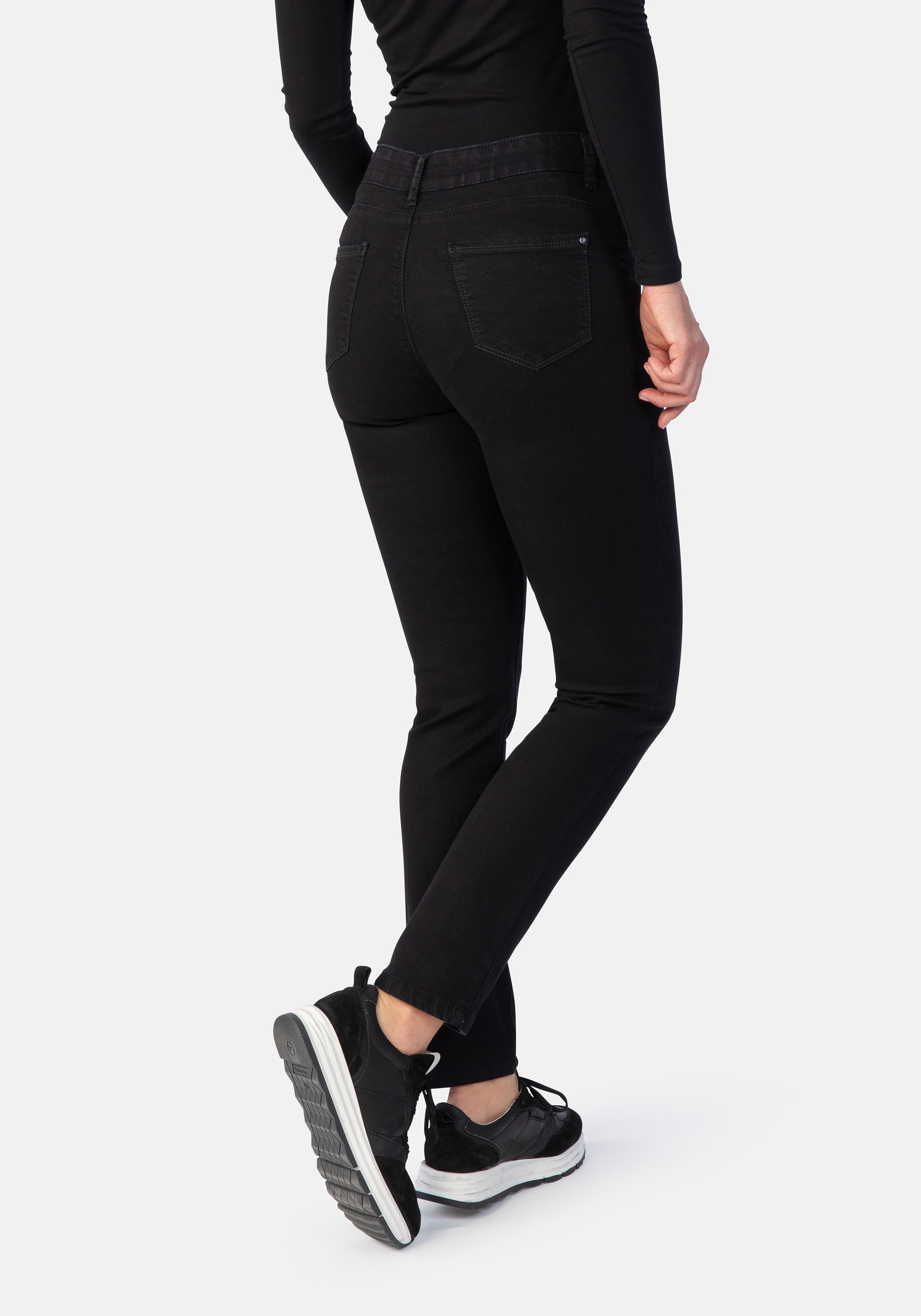 STOOKER WOMEN 5-Pocket-Jeans »Milano Denim Basic Magic Shape Fit Jeans« Casual Clean Wash Denim Jeans Magic Shape Effekt für Damen