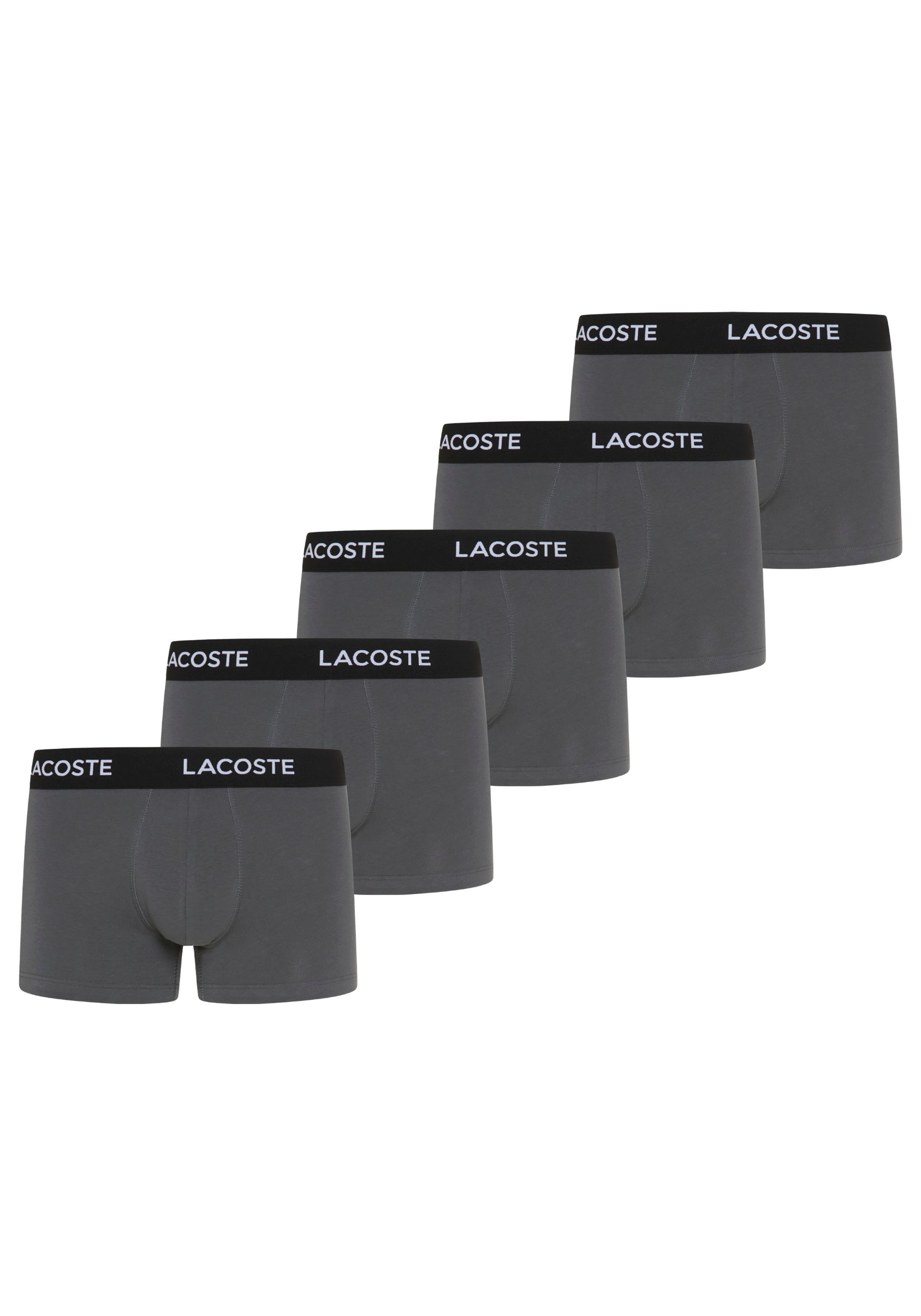Lacoste Trunk Packung, 5er,  mit Lacoste-Schriftzug am Bund