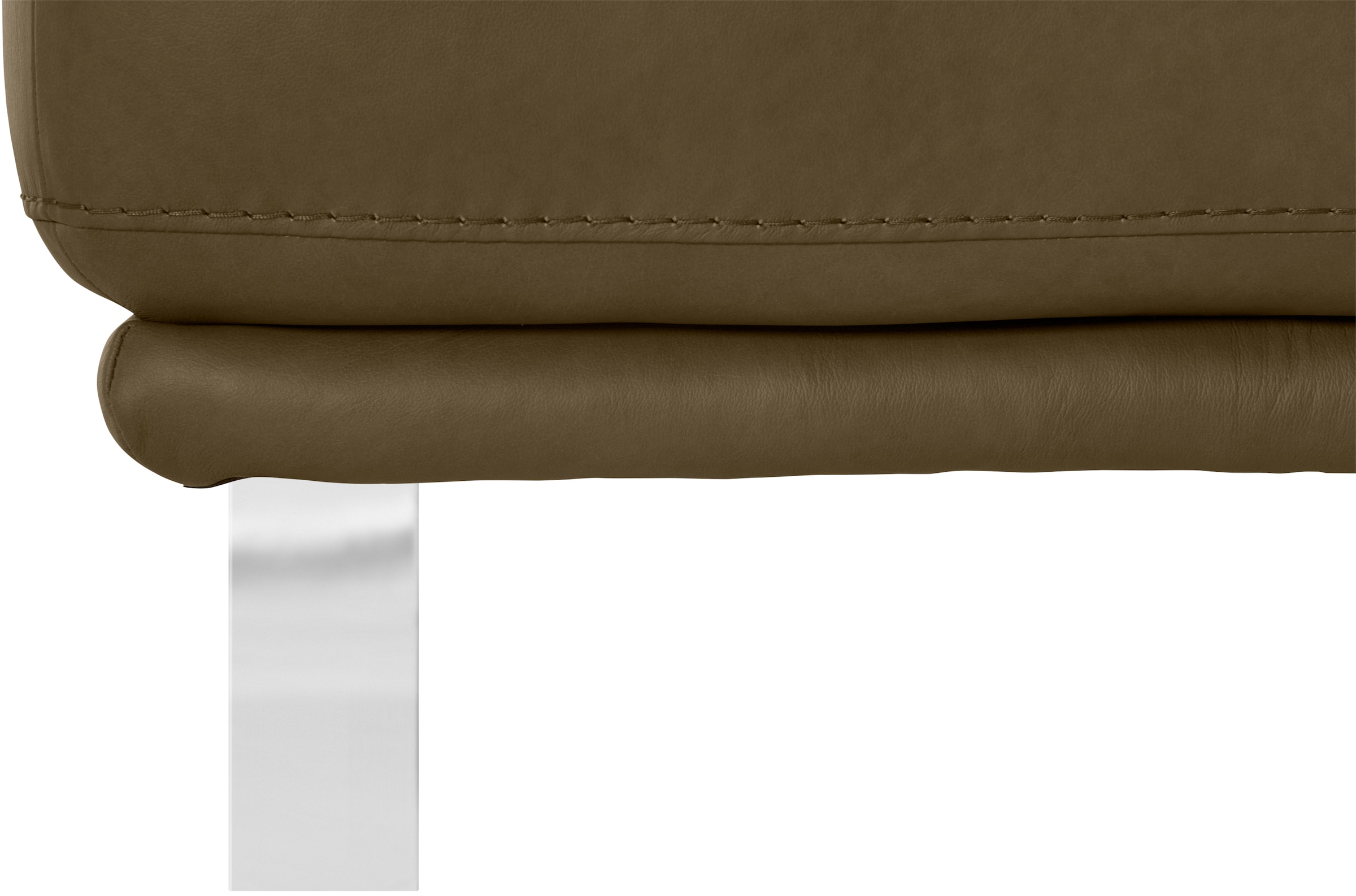 W.SCHILLIG Hocker »montanaa«, mit Metallkufen in Chrom glänzend, Breite 71 cm
