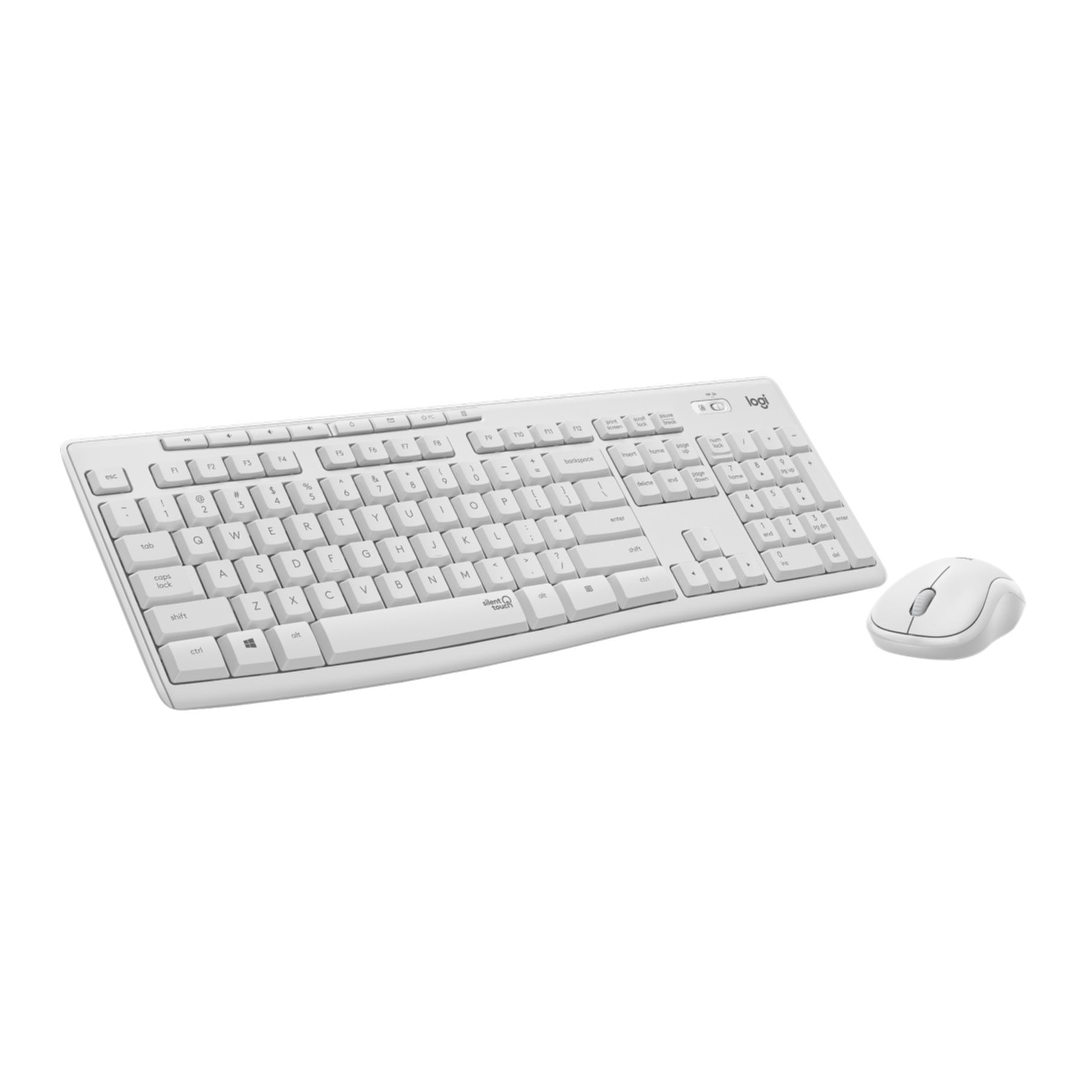 Logitech Tastatur »MK295 Silent« (ausklappbare Füße)