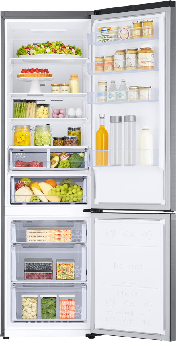 Samsung Kühl-/Gefrierkombination 7300A Serie »RB38C607AS9« 203 cm hoch 59,5 cm breit No Frost+, SpaceMax, Wifi & AI Energy Mode