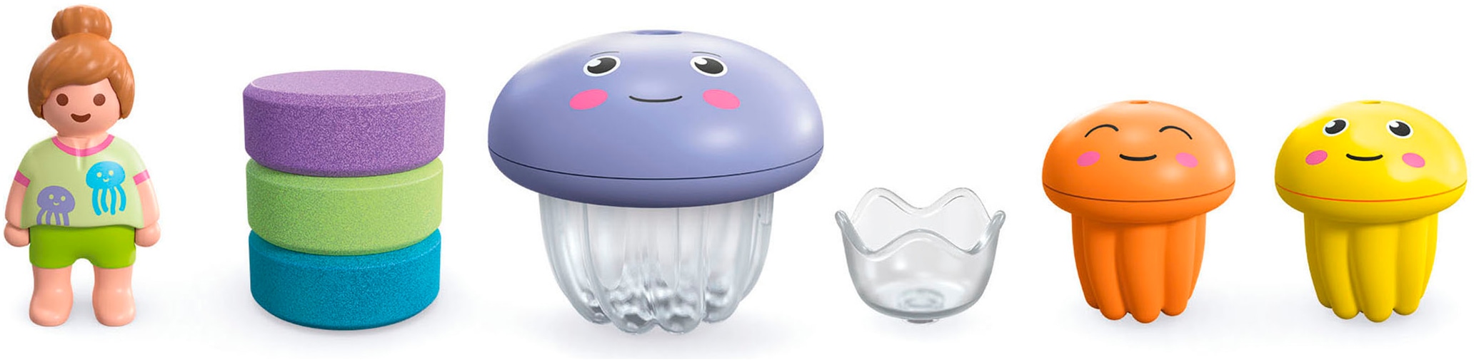 Playmobil® Konstruktions-Spielset »Bunte Quallenfamilie, inkl. 3 Tinti-Badetabletten (71439)« JUNIOR AQUA & Tinti; Made in Europe