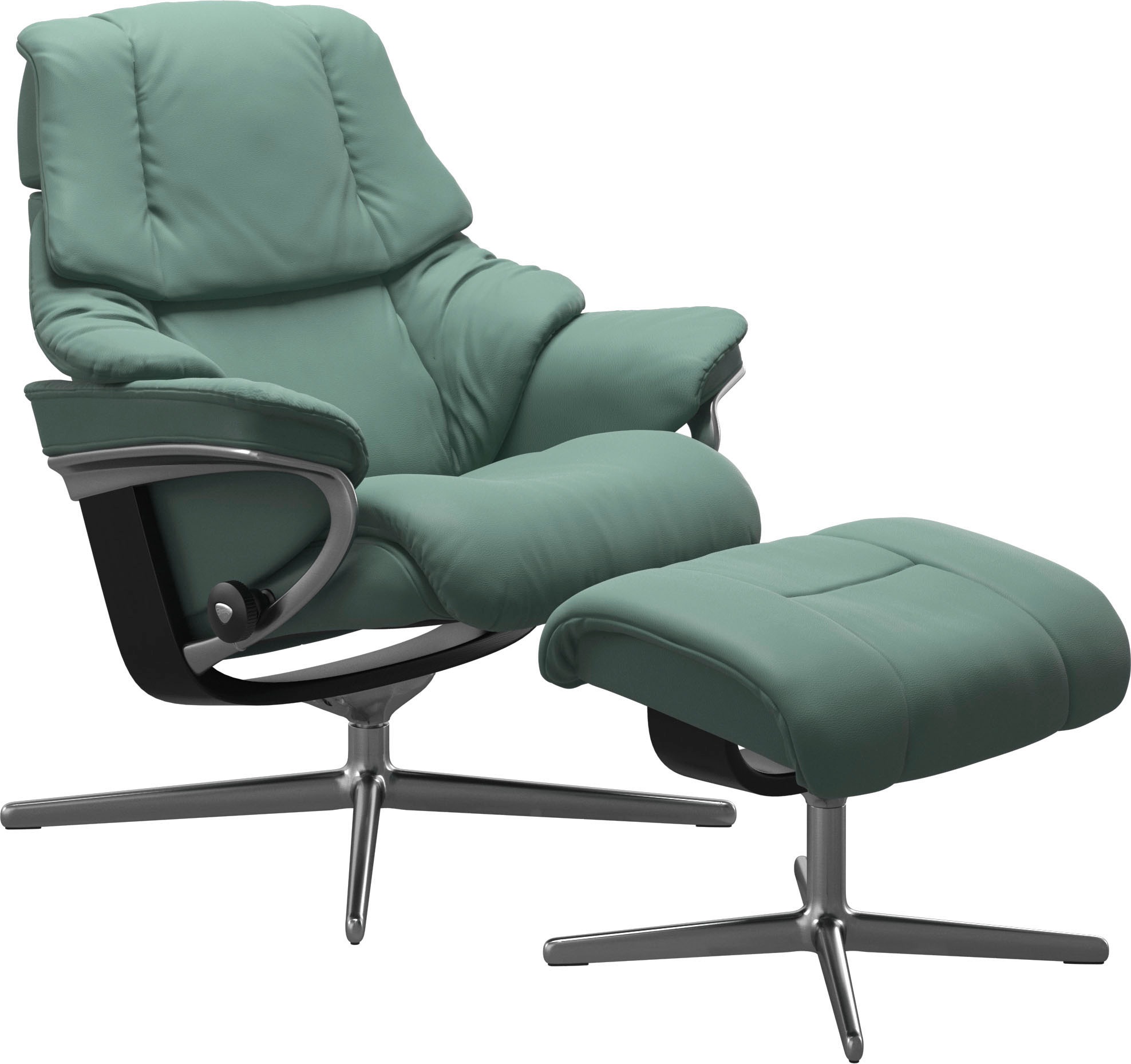Stressless® Relaxsessel »Reno«, mit Cross Base, Größe S, M & L, Holzakzent Schwarz