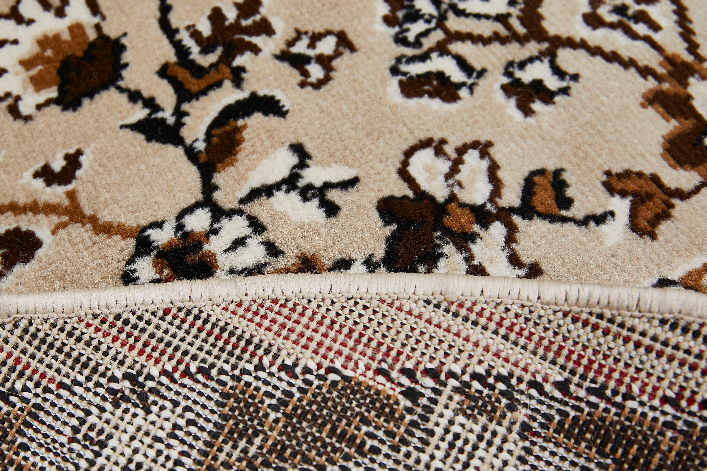 Andiamo Teppich »Oriental«, rund, 8 mm Höhe, Kurzflor, Orient-Optik, ideal im Wohnzimmer & Schlafzimmer