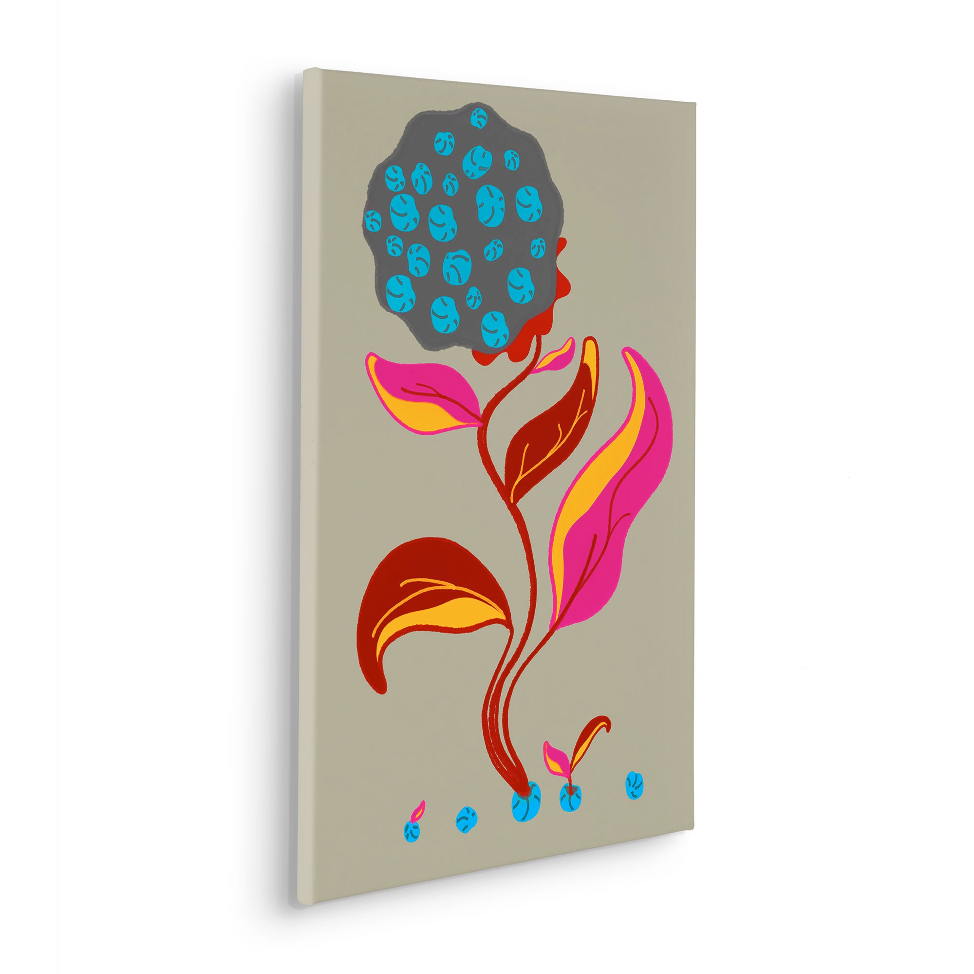 Komar Leinwandbild »Volcano Seeds - Größe 40 x 60 cm«, Natur, (1 St.), Keilrahmenbild mi Echtholzrahmen