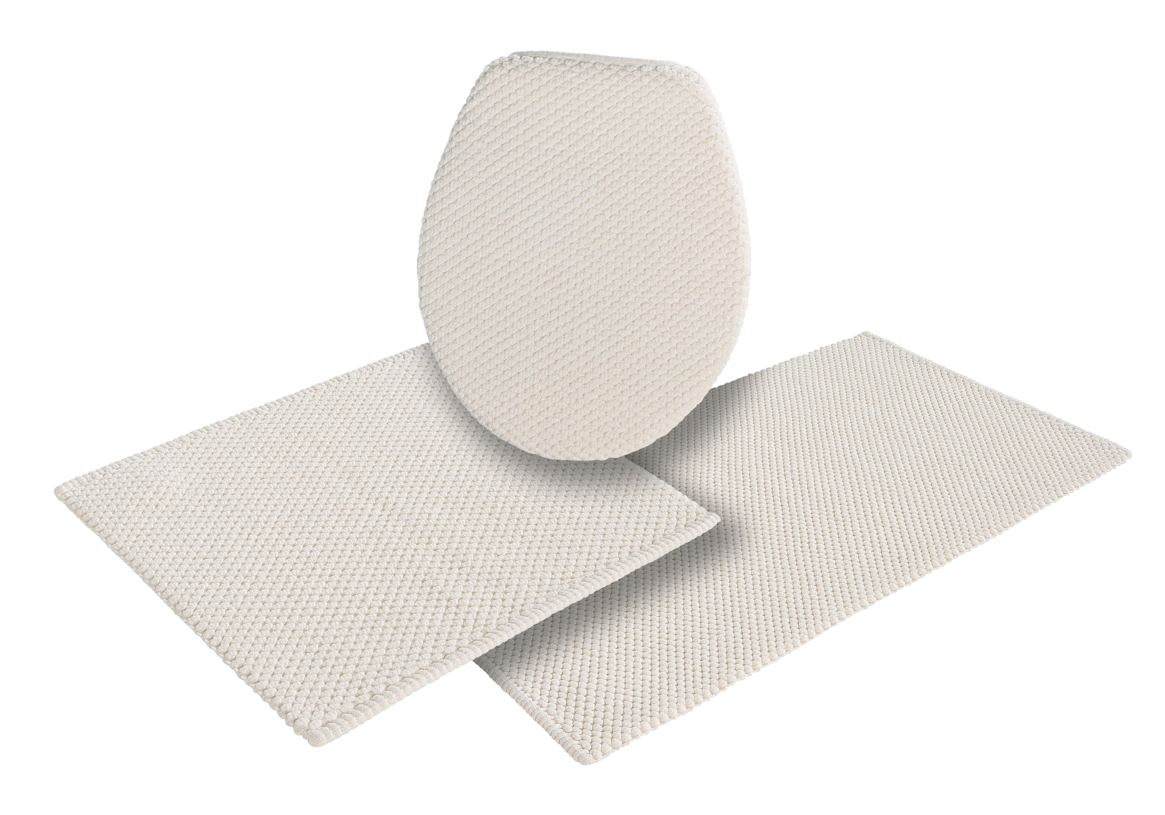 my home Badematte »Lovro, Badvorleger, Badezimmer Teppich« Höhe 10 mm beids günstig online kaufen