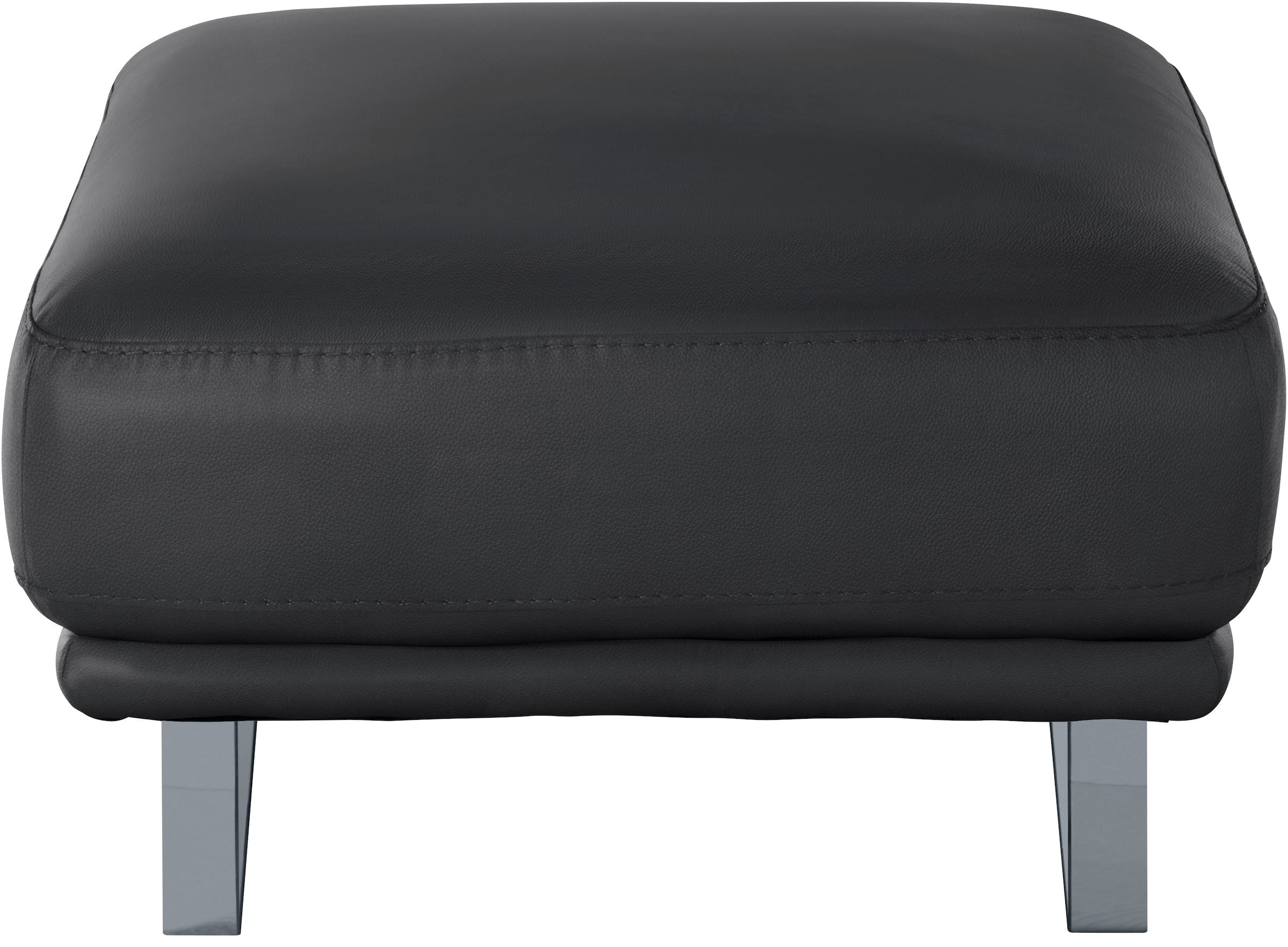 W.SCHILLIG Hocker »montanaa«, mit Metallkufen in Silber matt, Breite 71 cm