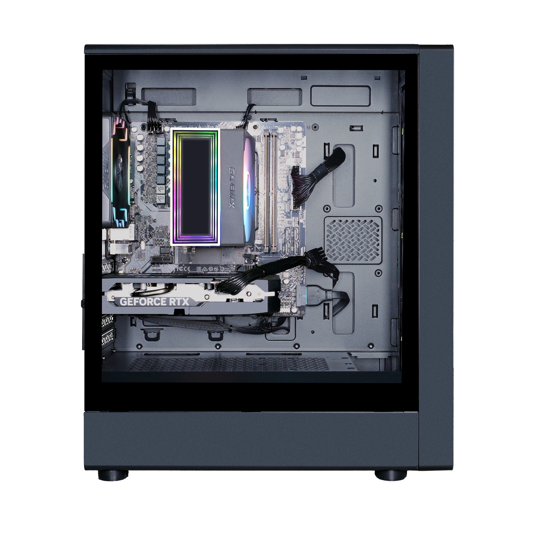 GAMEMAX Gaming-PC »AERIS GB 8118 AMD Ryzen 5 5500 16GB 480GB SSD RTX 5050« Windows 11