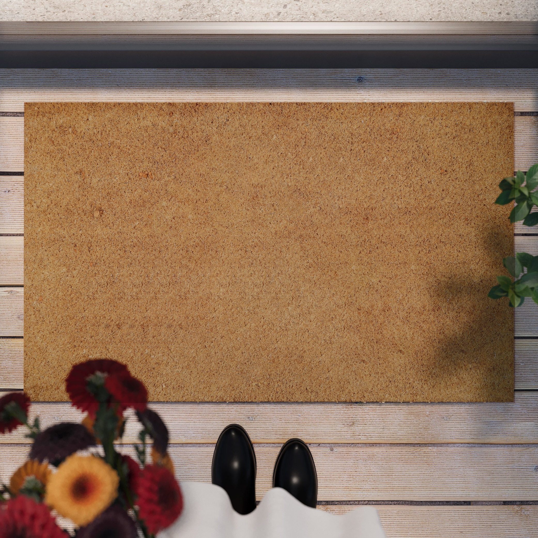 Wecon home Fußmatte »Coco Mat«, rechteckig, 18 mm Höhe, nachhaltig, rutschfest, robust, innen, Außenbereiche überdacht, schwer