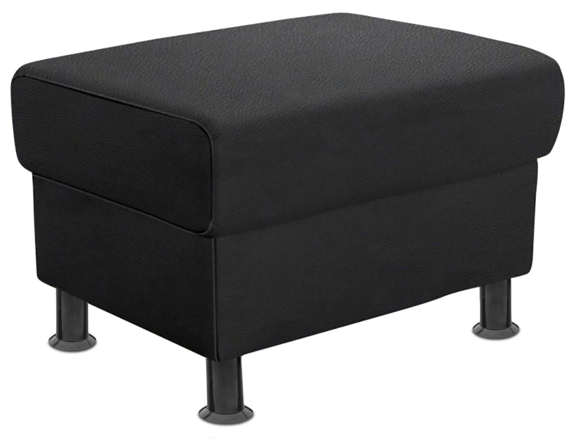 TRENDMANUFAKTUR Hocker »Rondo, Polsterhocker zur Serie, Breite 67 cm, Füße günstig online kaufen