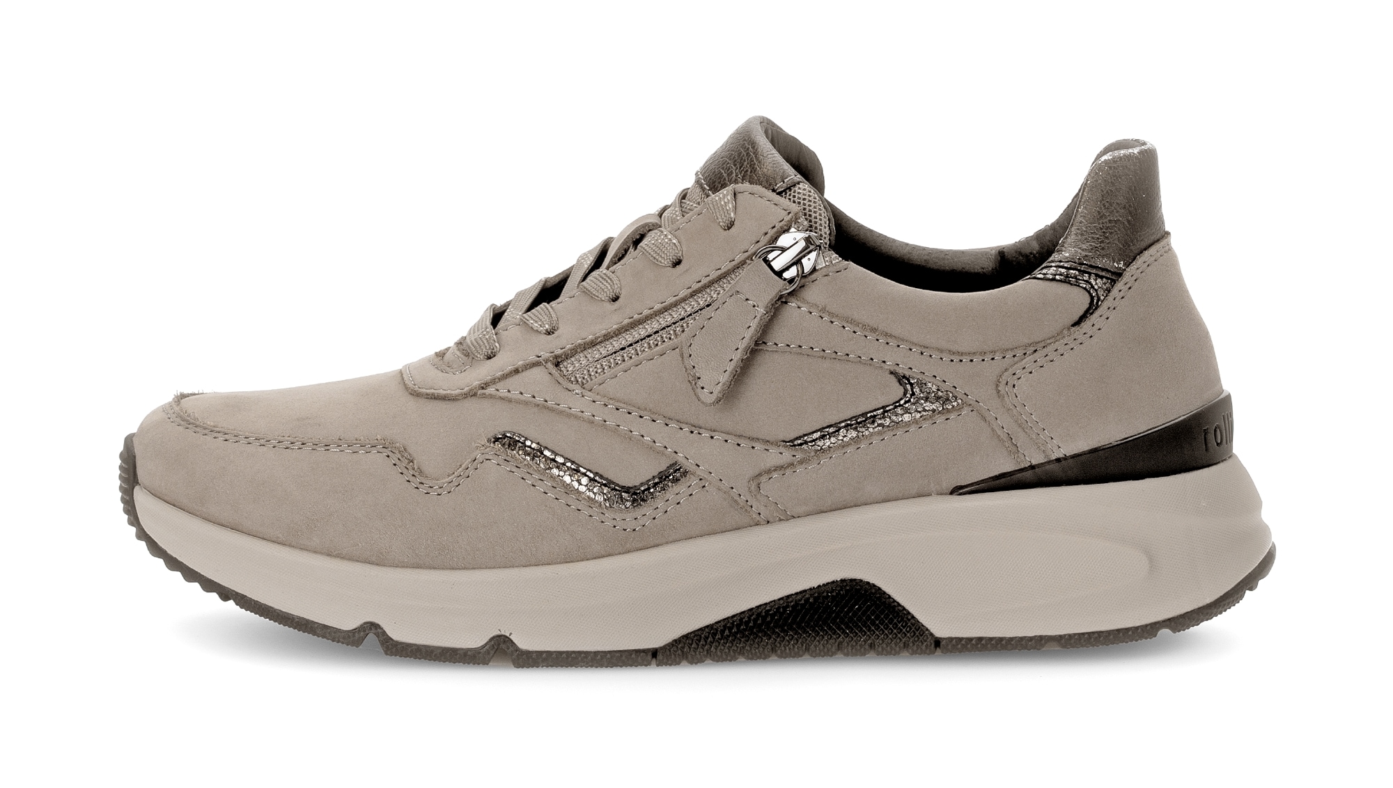 rollingsoft Plateausneaker  , Schnürschuh, Halbschuh mit der typischen rollingsoft-Laufsohle