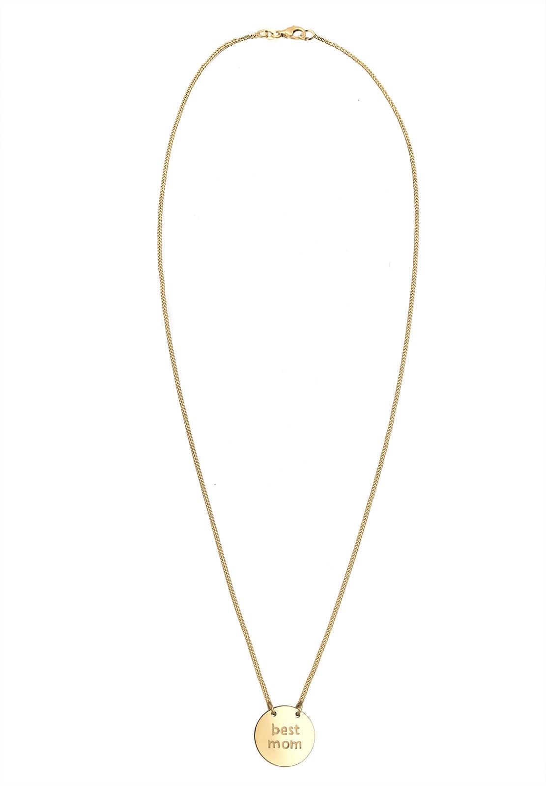 Elli Kette mit Anhänger »Wording Muttertag Best Mom 925 Sterling Silber«