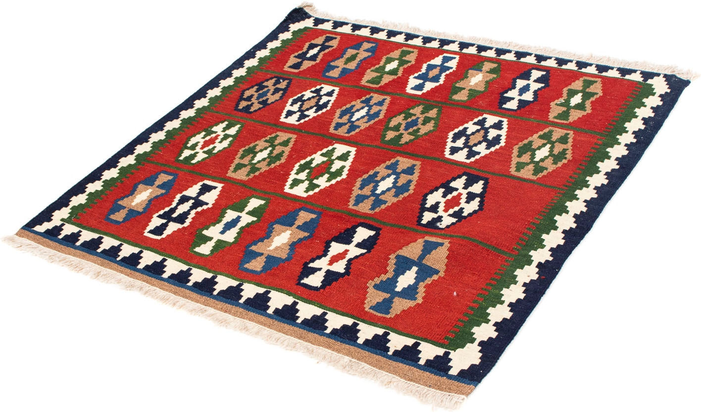 morgenland Wollteppich »Kelim - Oriental quadratisch - 100 x 98 cm - dunkel günstig online kaufen