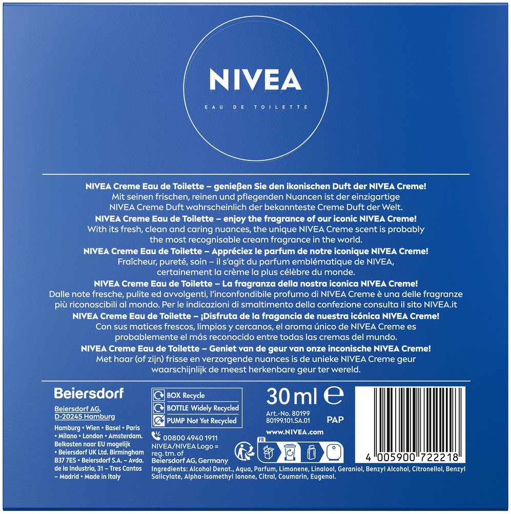 Nivea Eau de Toilette »NIVEA Eau de Toilette«