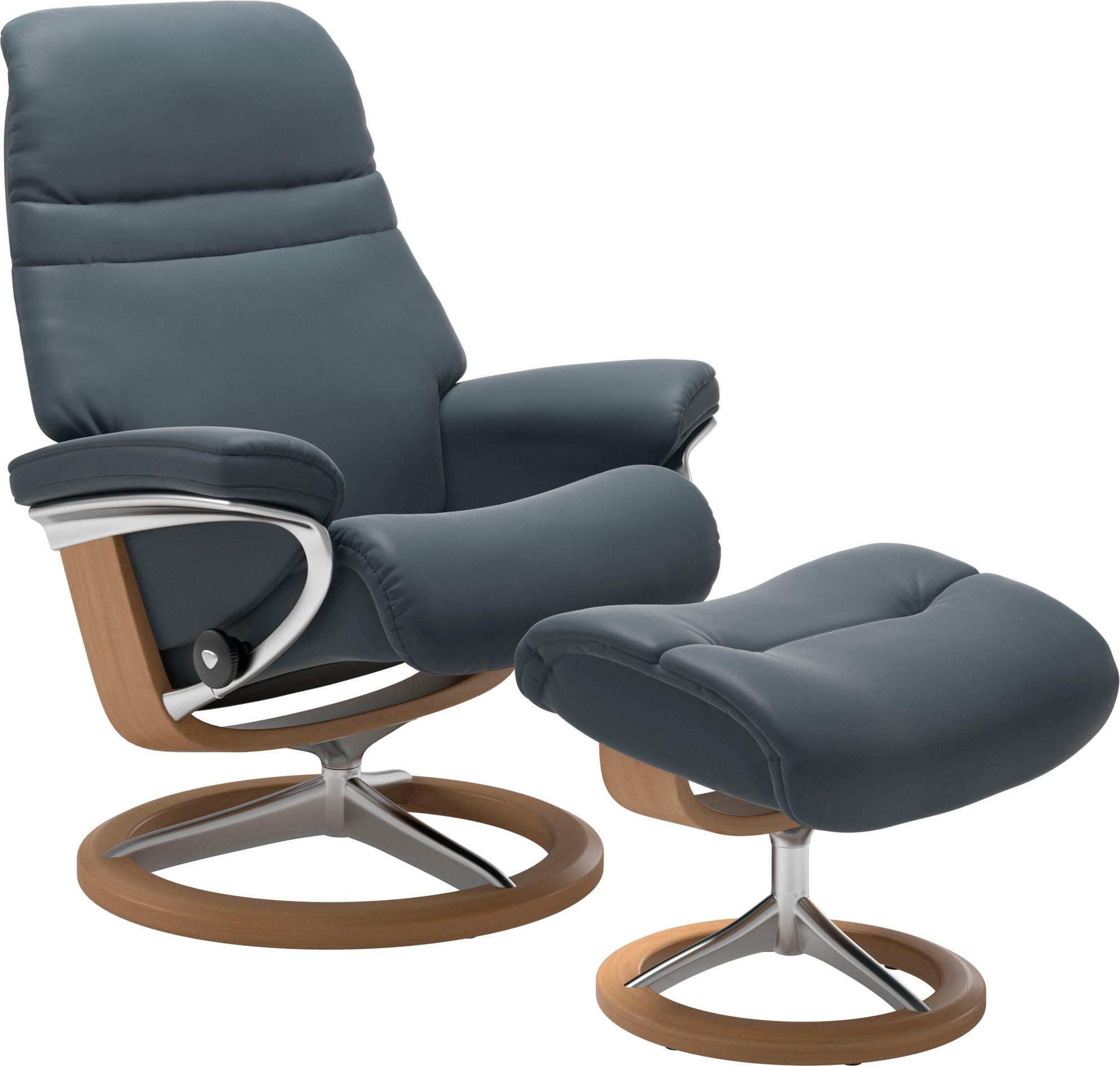 Stressless® Relaxsessel »Sunrise« Relaxsessel mit Hocker, mit Signature Bas günstig online kaufen