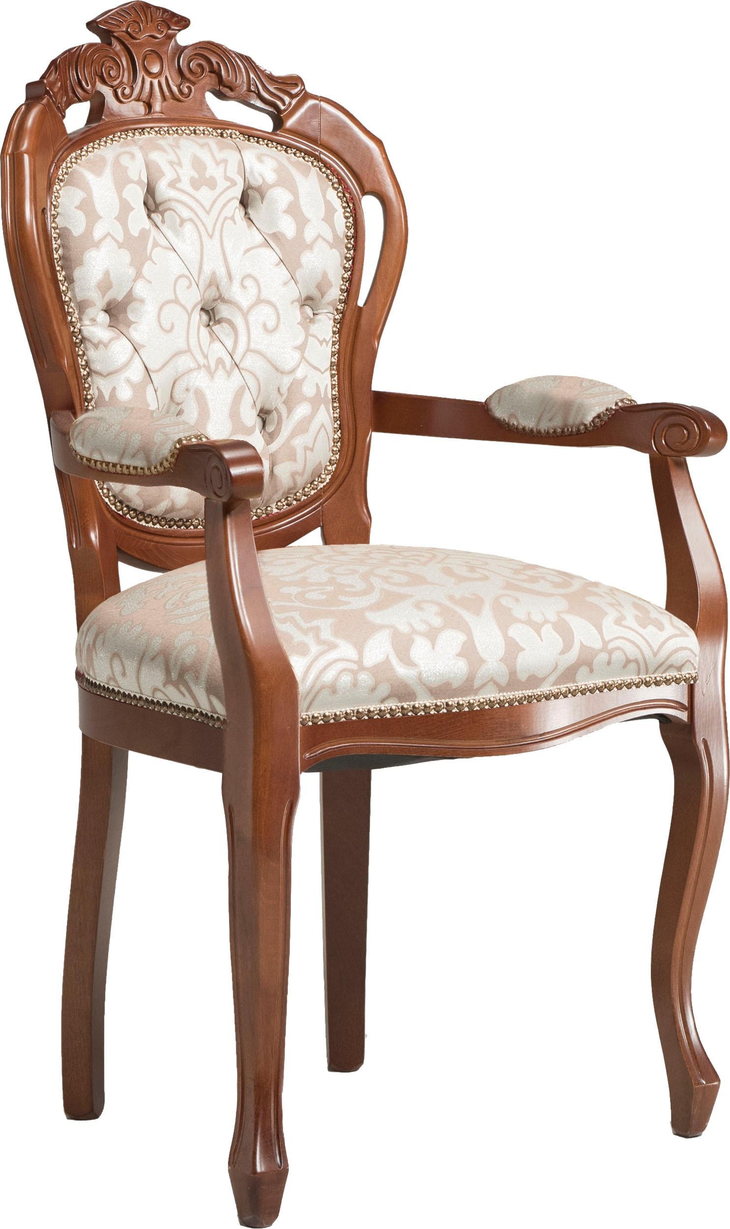 Home affaire Polsterstuhl »VENEZIANA 921/B« () mit Armlehnen, 1 Stück günstig online kaufen