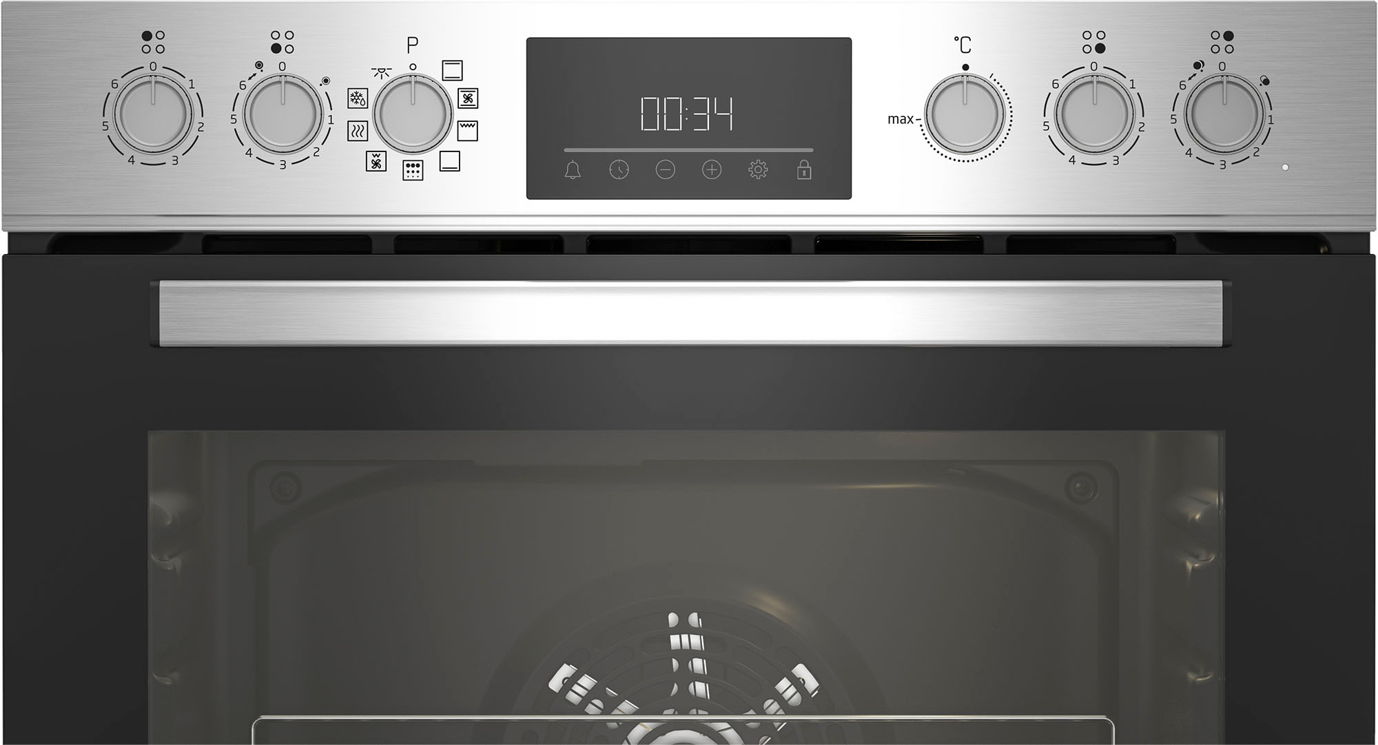 BEKO Elektro-Herd-Set »BBUE1132T0XMP 7727188444«, Pyrolyse-Selbstreinigung